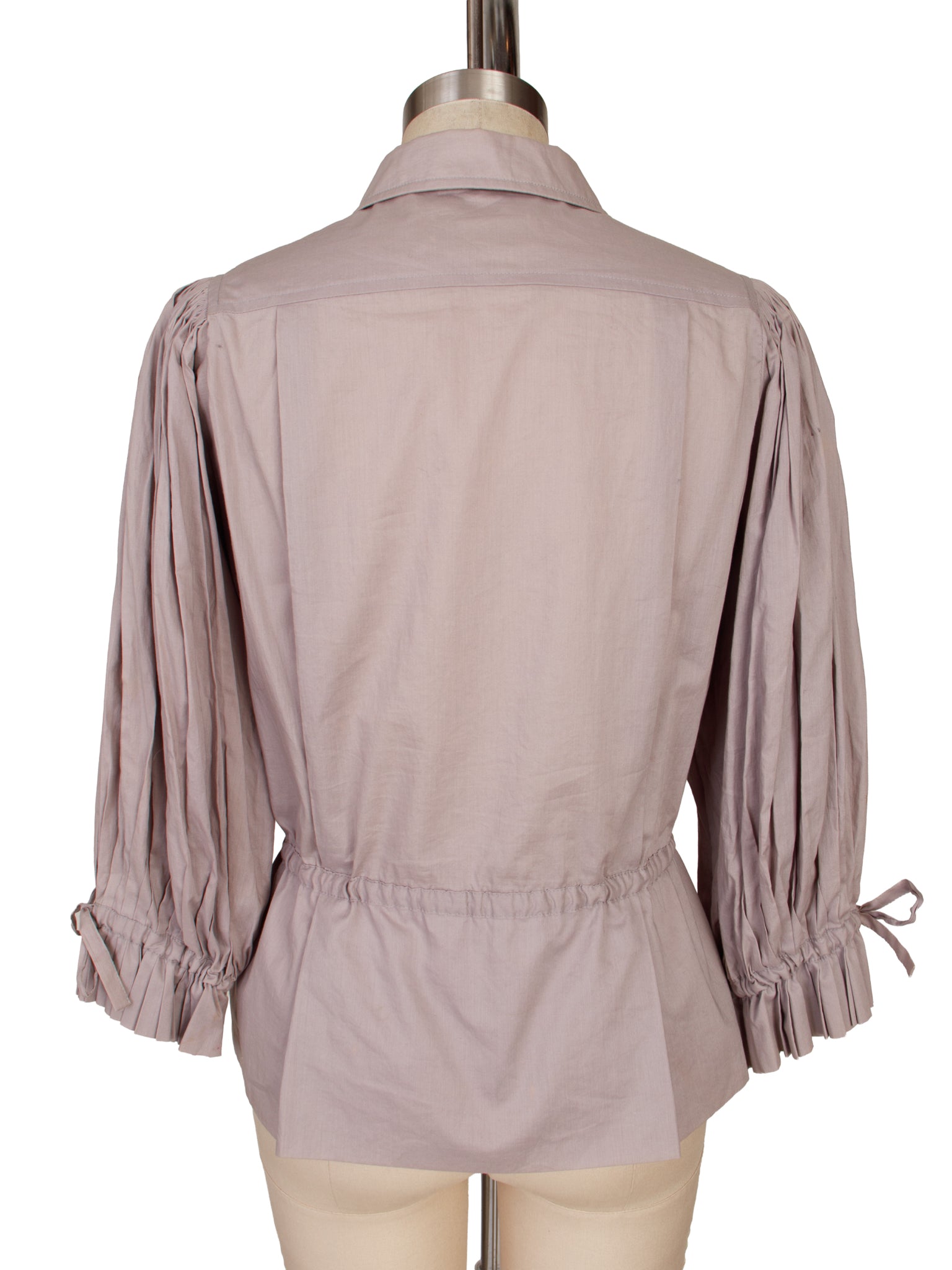 Yves Saint Laurent Pleated Poet Top