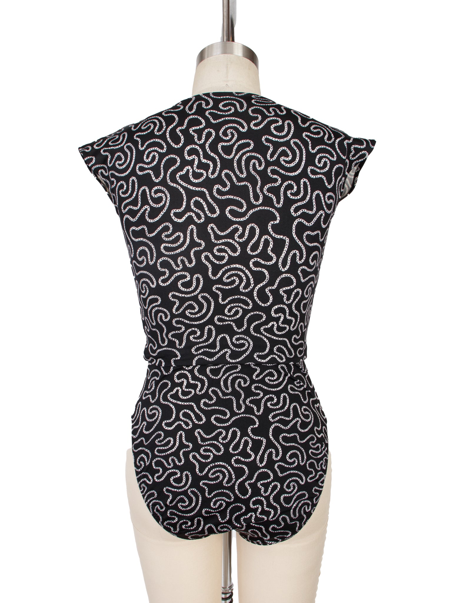 Norma Kamali Squiggle Bodysuit