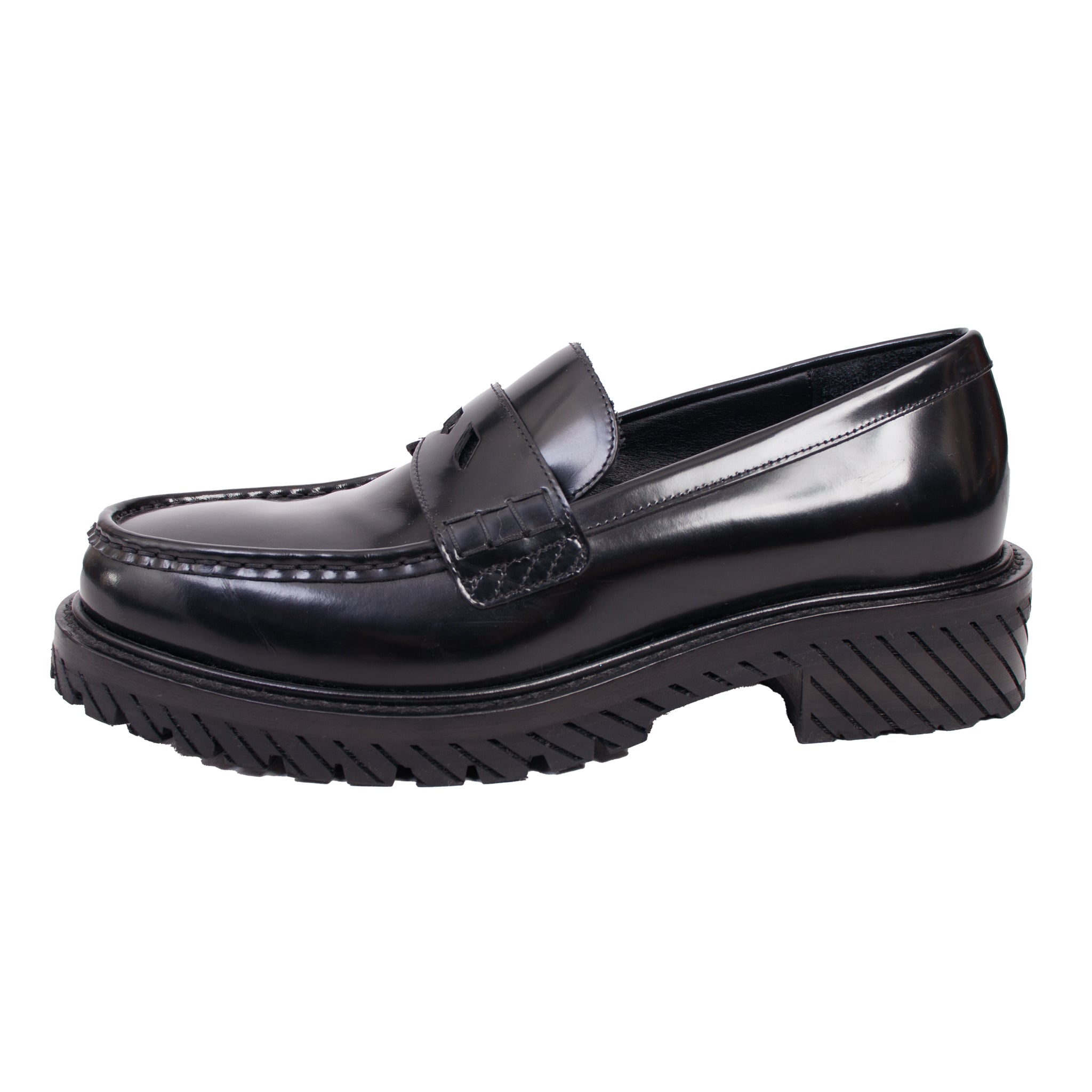 Off-White Patent Leather Loafers