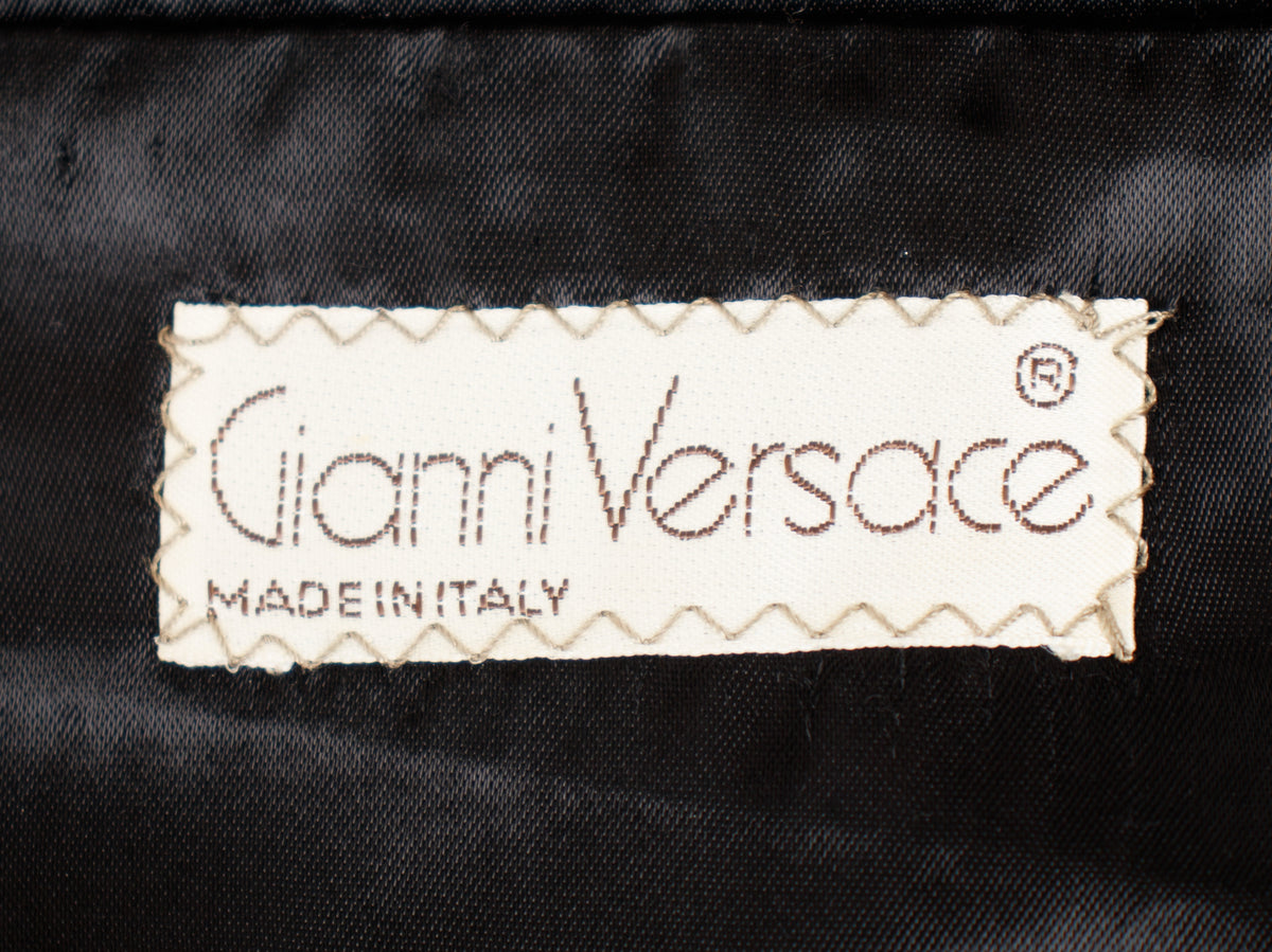 1980s Gianni Versace Wool Cashmere Double Breasted Overcoat