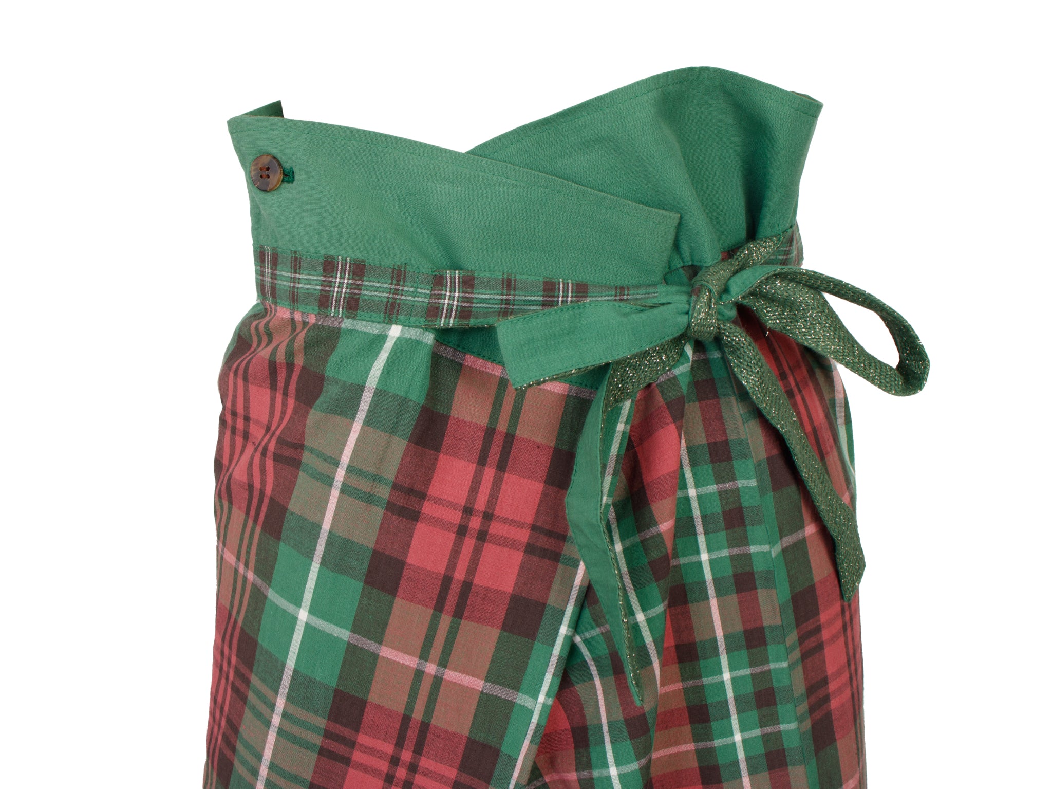 Heart Haat by Issey Miyake Plaid Skirt