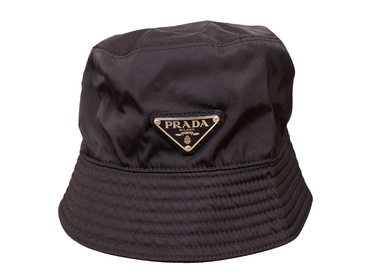 Prada Triangle Logo Bucket Hat*