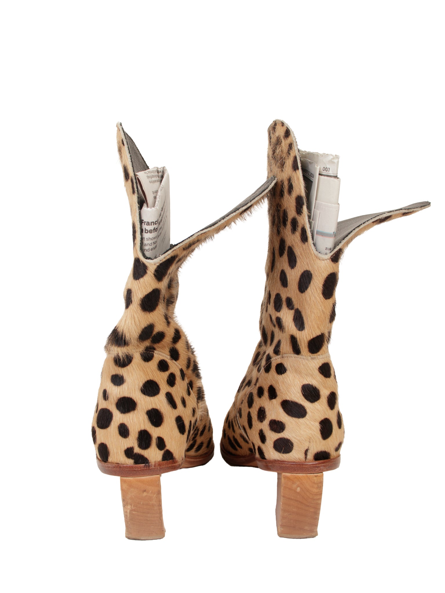 Dopp Ponyhair Cheetah Print Cowboy Boots
