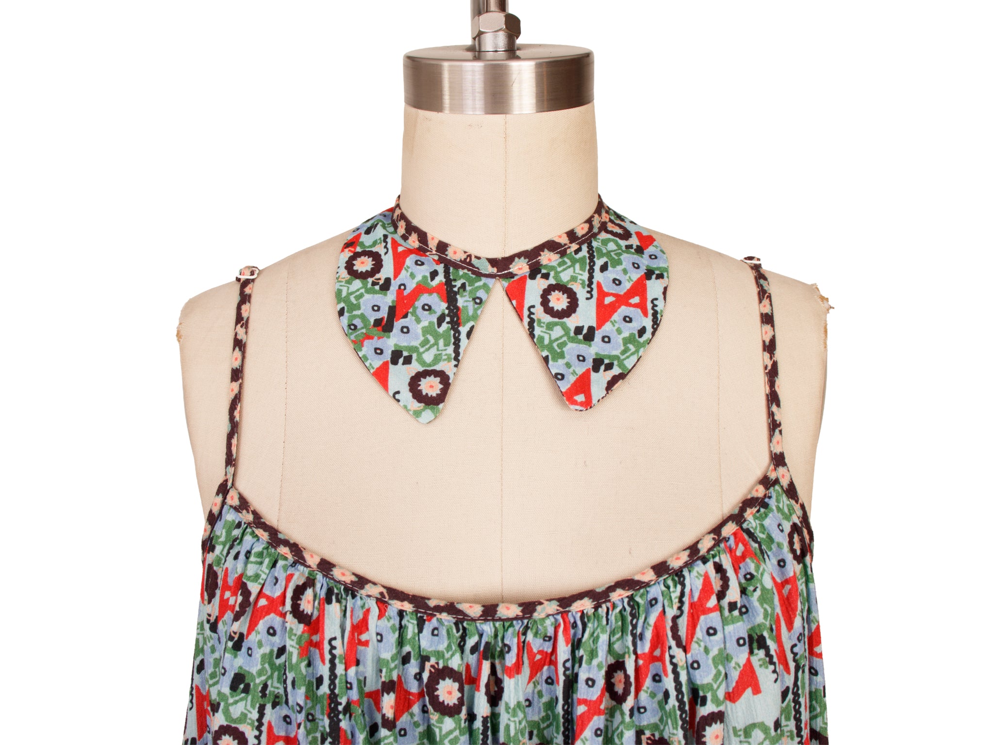 State Mix Print Maxi Dress + Matching Collar Necklace