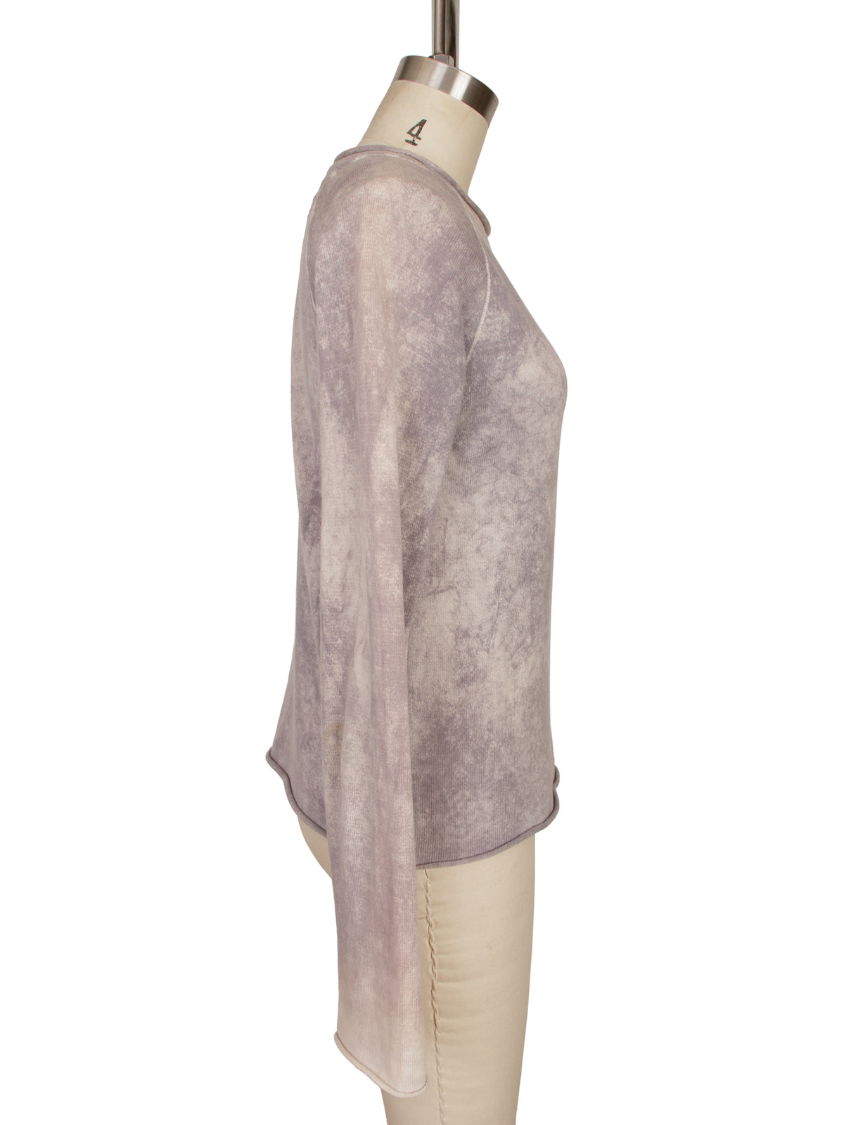 MM6 Distressed Wash Crewneck Sweater