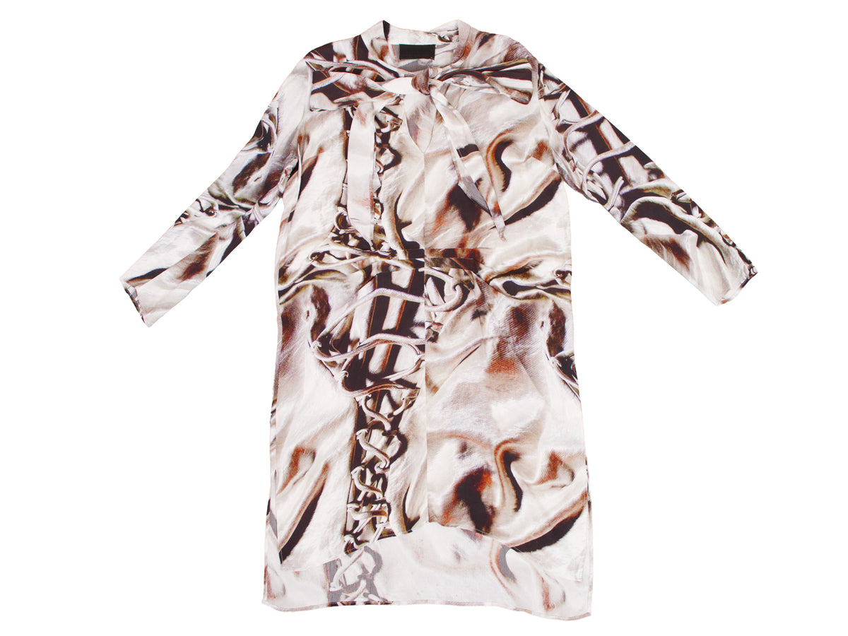 SS17 Diana Orving Runway Corseting Print Dress