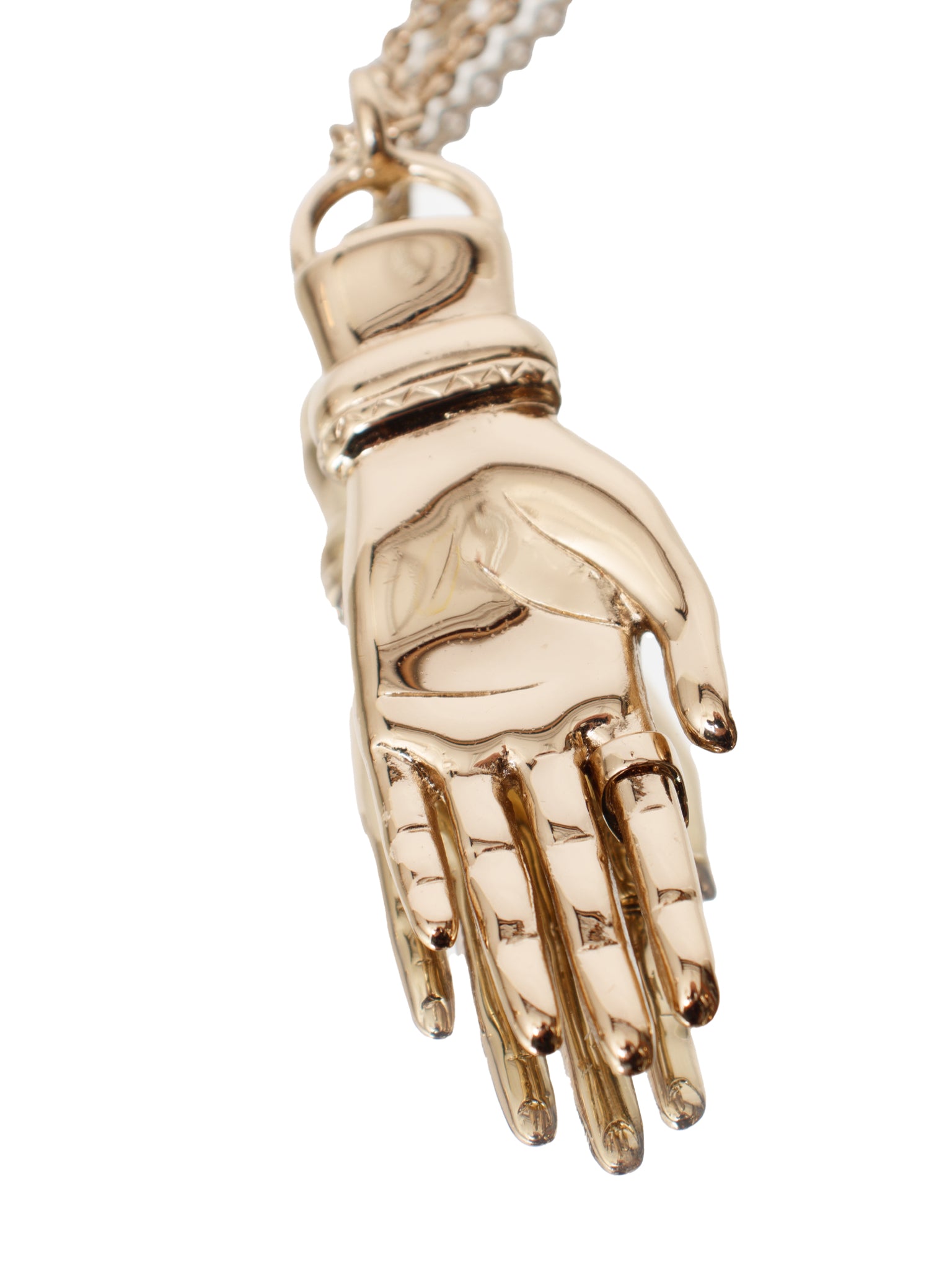 Nomasei Cable Chain Hand Pendant Necklace