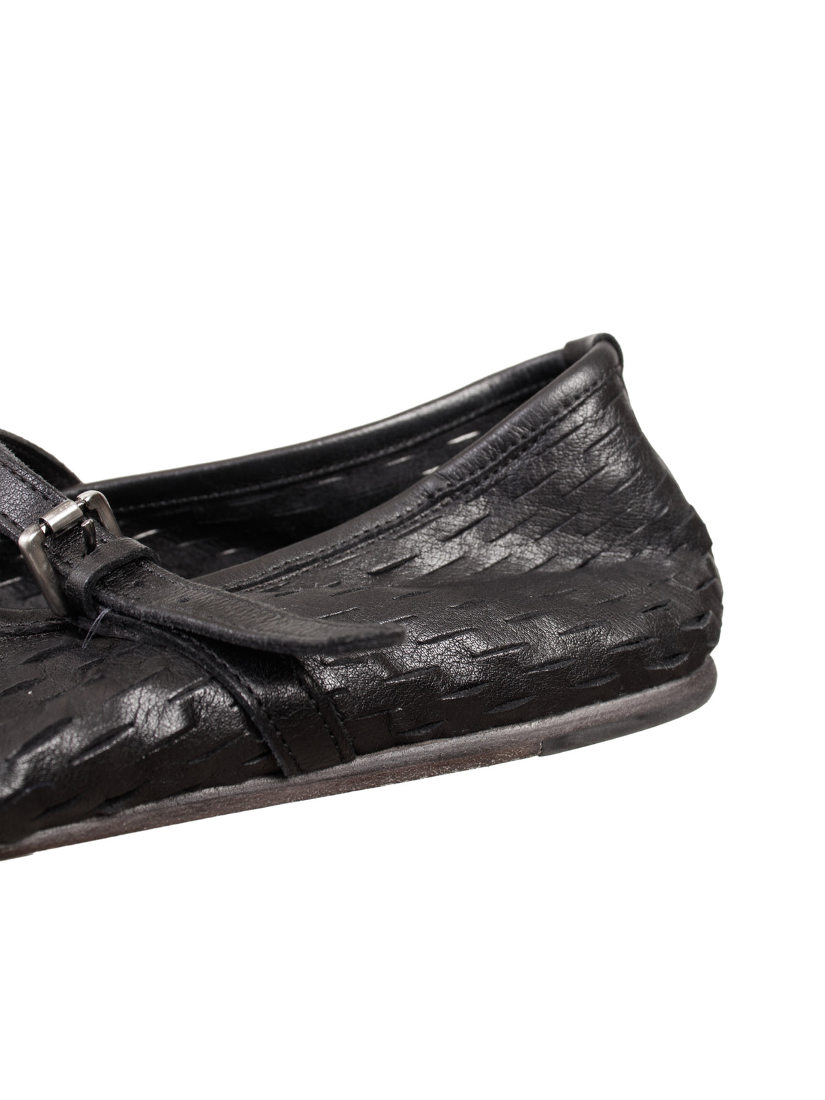Pantanetti Perforated Mary Jane Flats