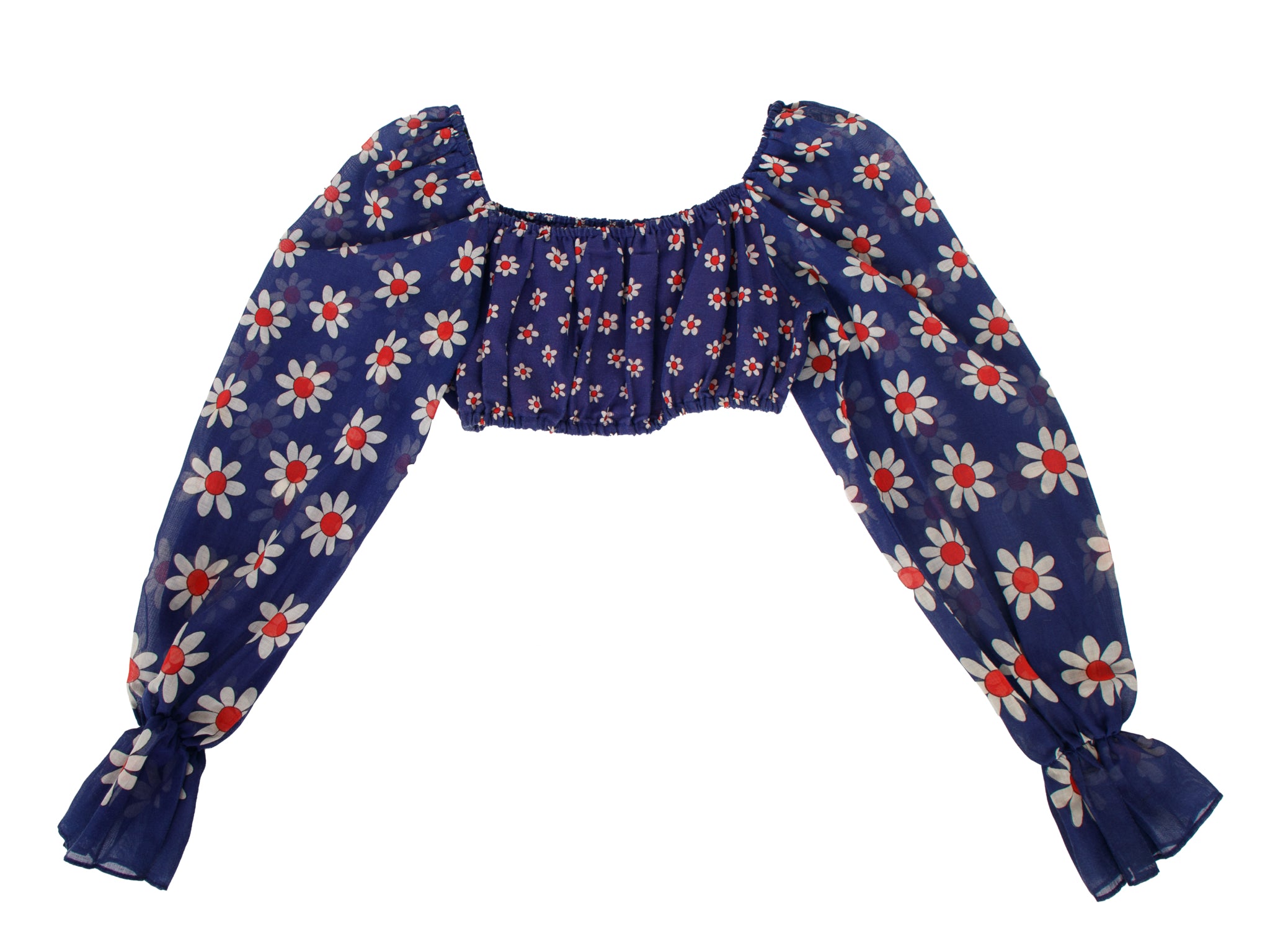 1970s Totique Daisy Print Pant Set