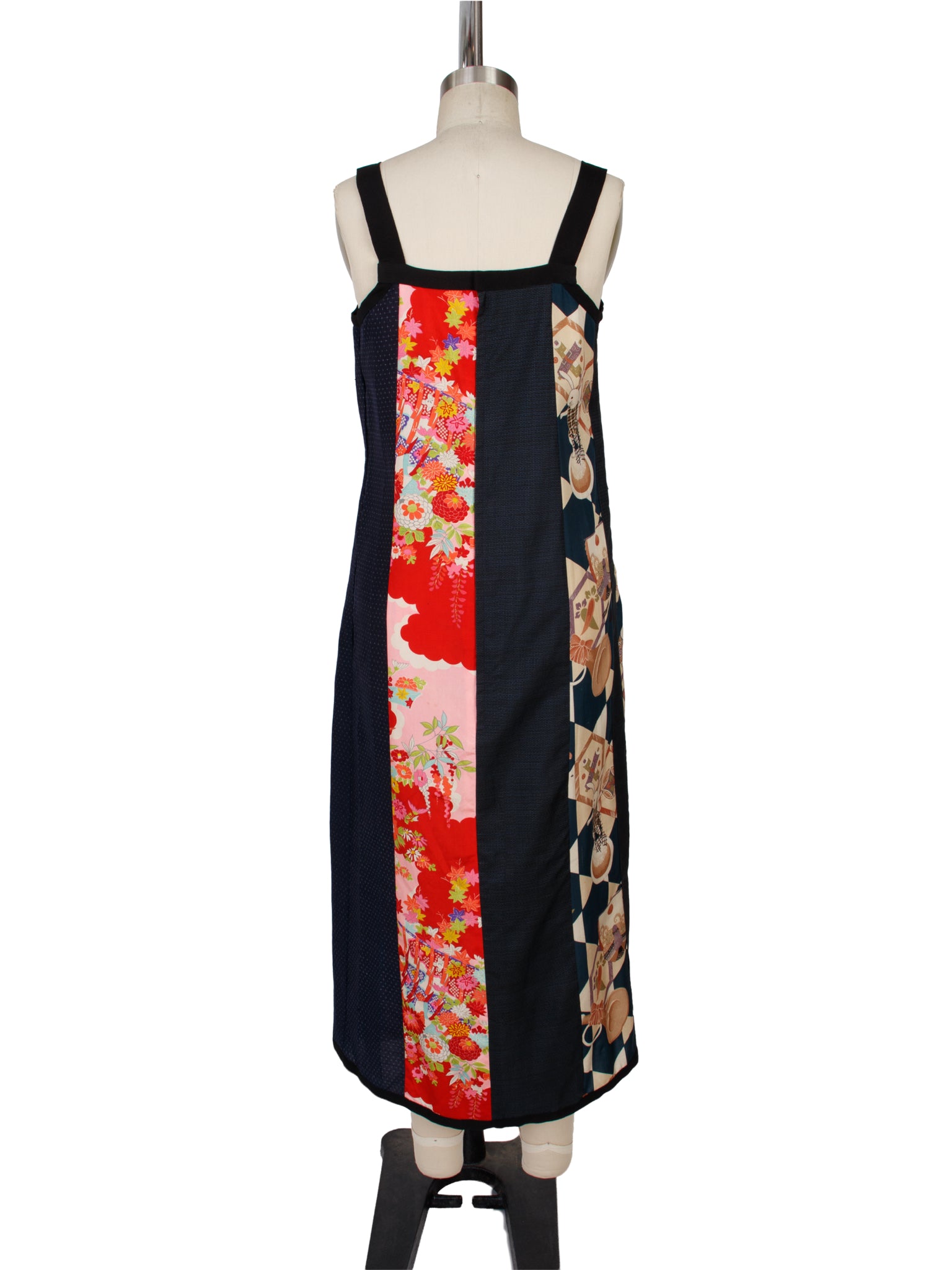 Patchwork Kimono Fabric Dress