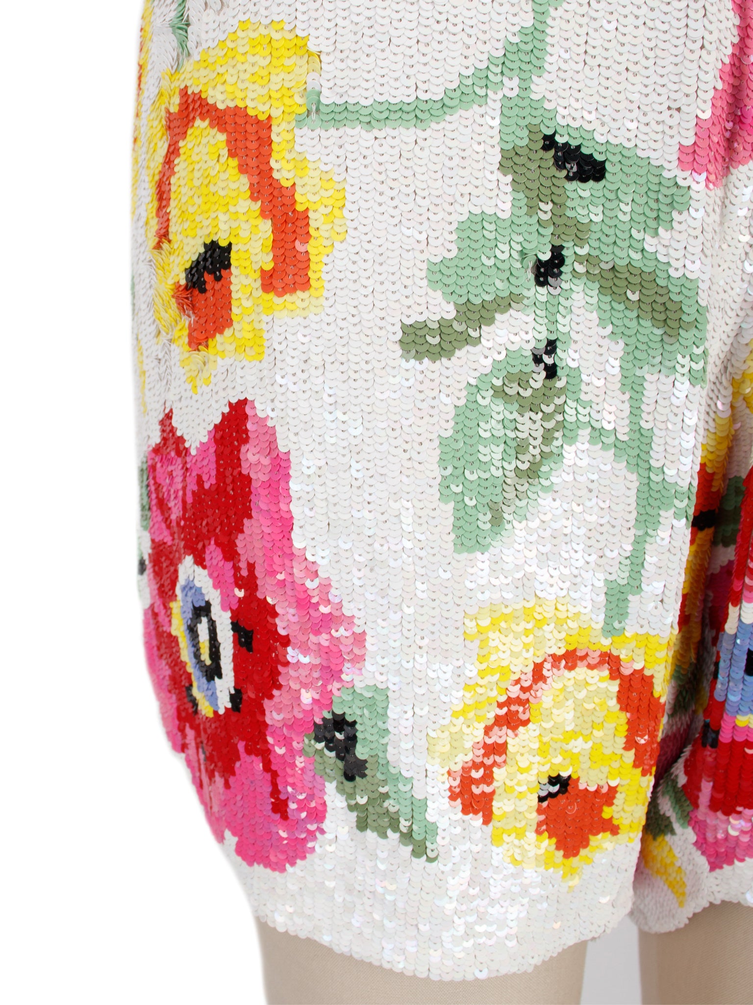 Ashish Sequin Floral Shorts