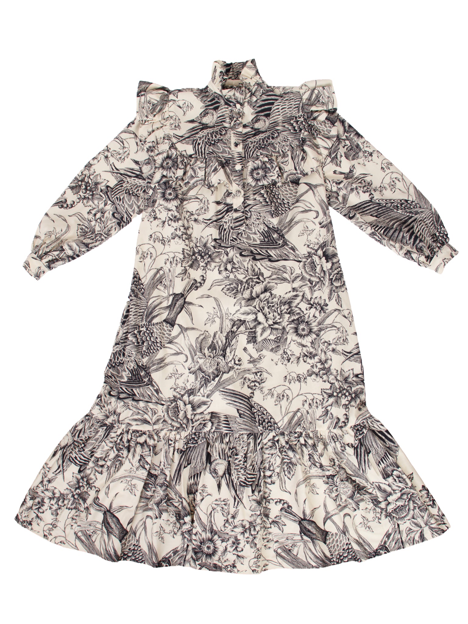 Stacey Nishimoto Toile Du Jouy Linen Dress