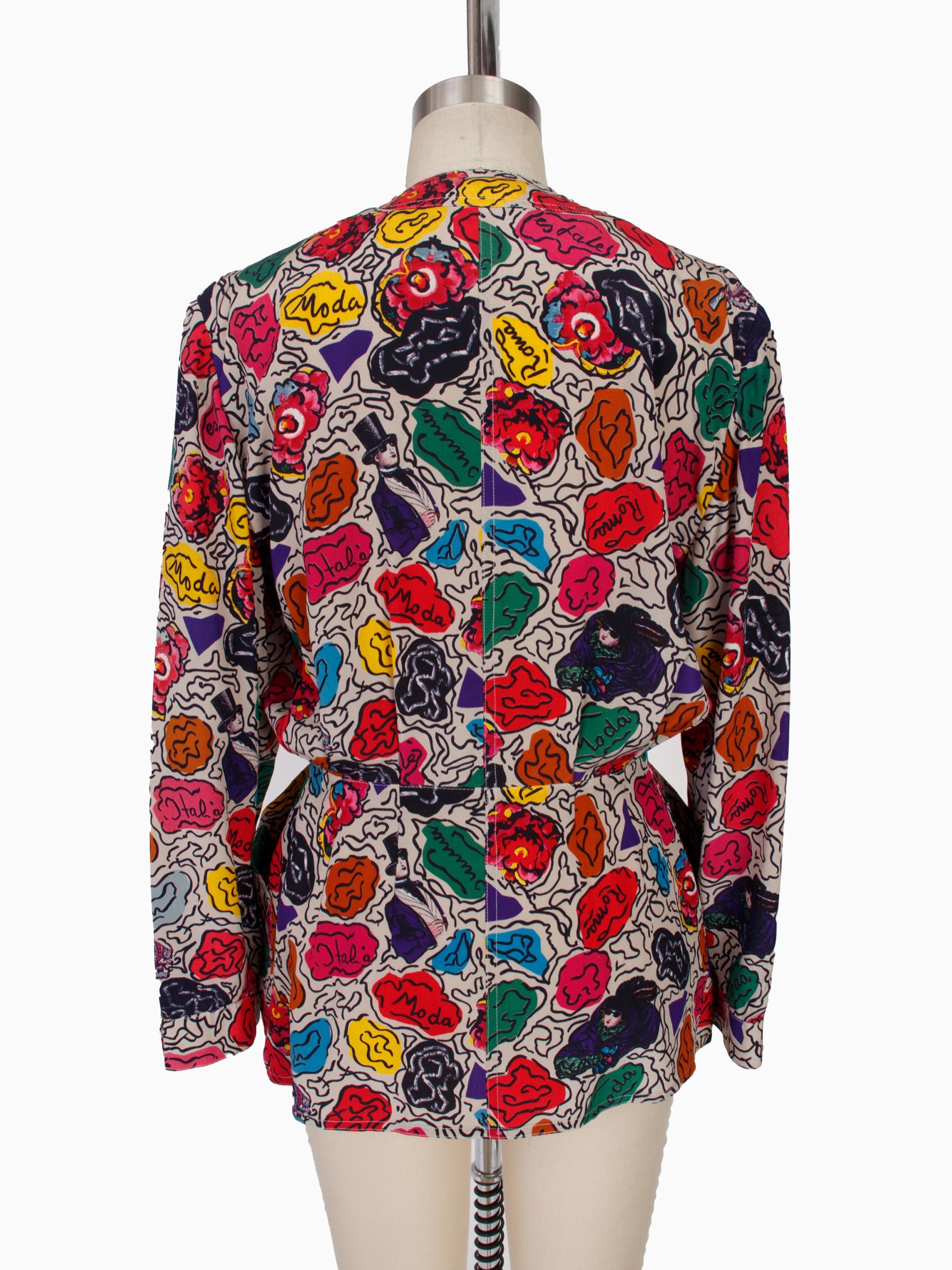 Bergdorf Goodman Novelty Fashion Print Blouse