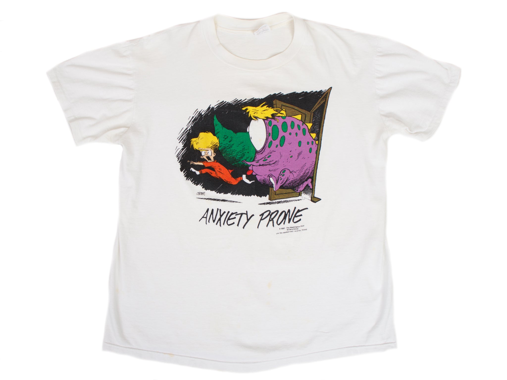 1987 Anxiety Prone Novelty Tee
