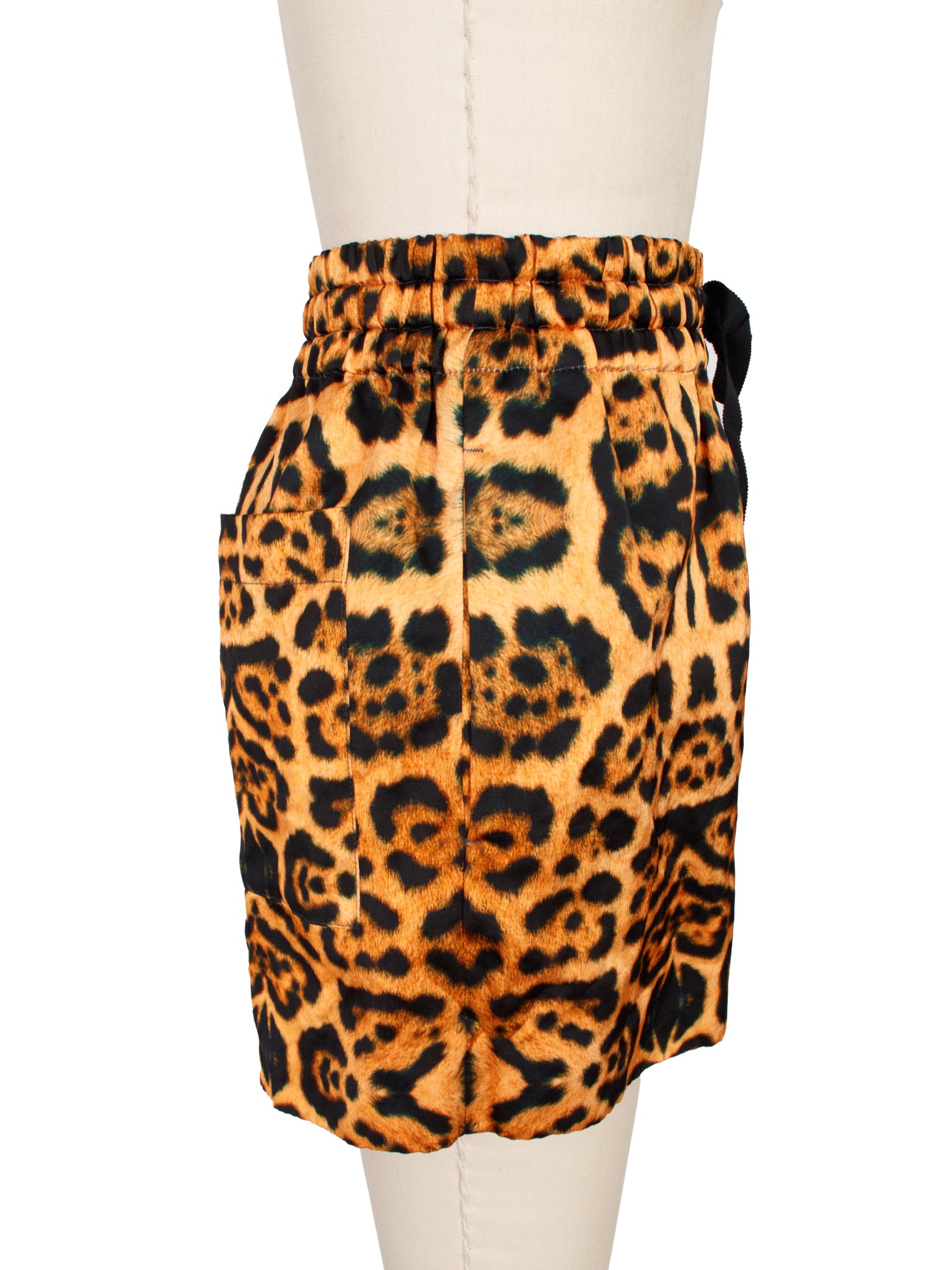 Dries Van Noten Leopard Print Shorts