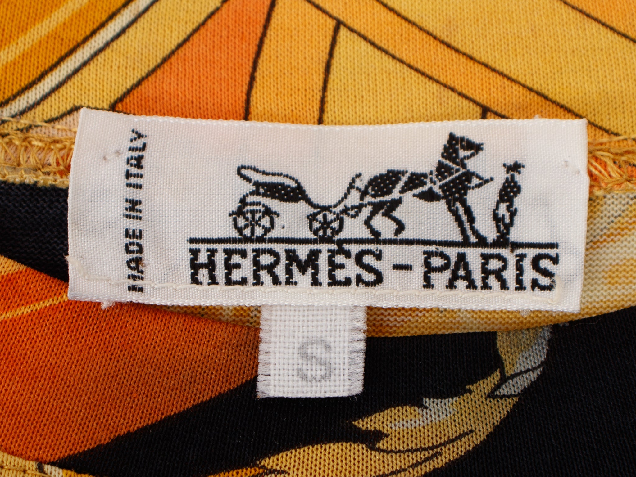 Hermes "Rhythmes" Carriage Print Top