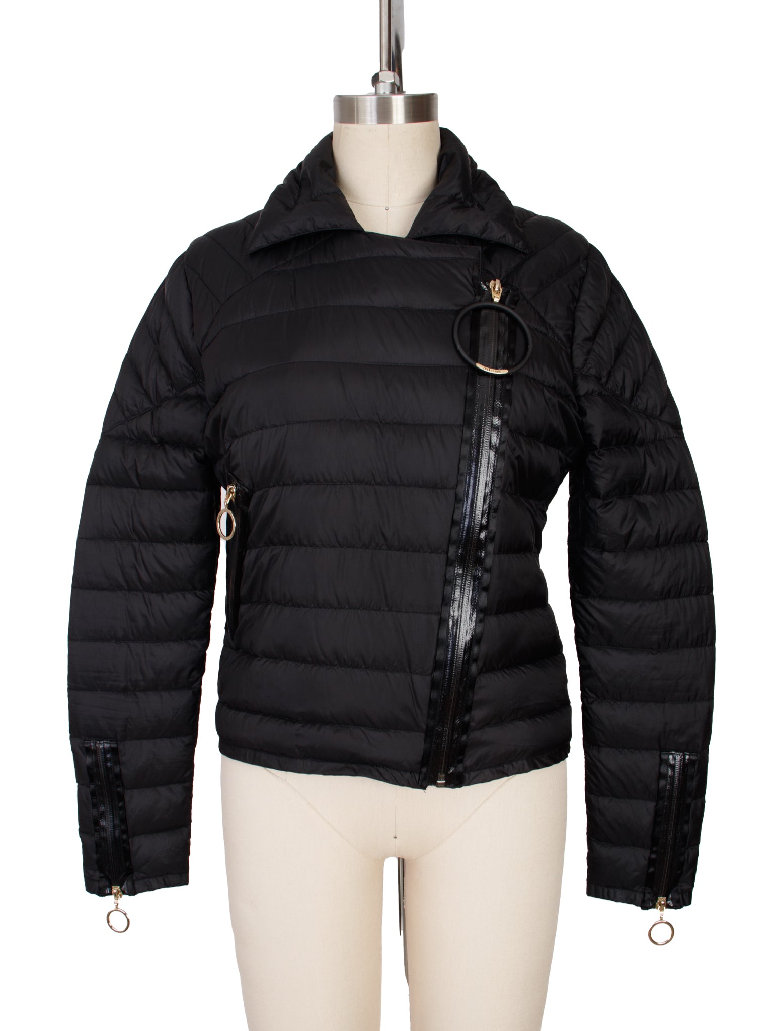 Just Cavalli Down Quilted Crop Jacket