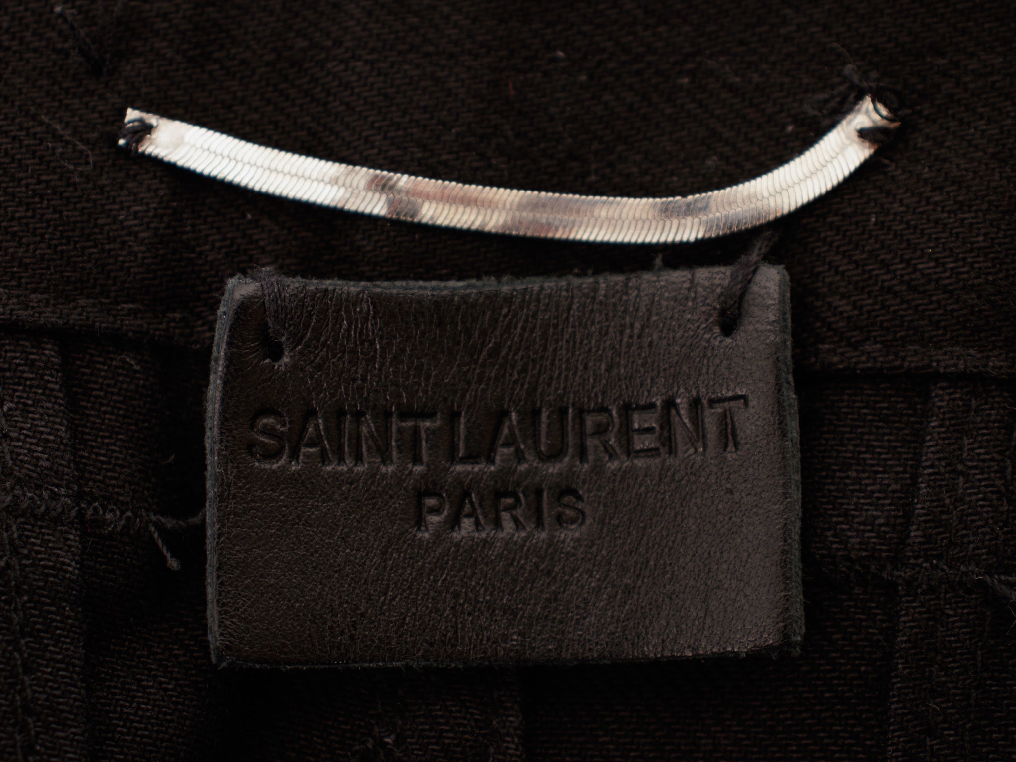 FW '13 Saint Laurent Hedi Slimane Denim Moto Zip Pants