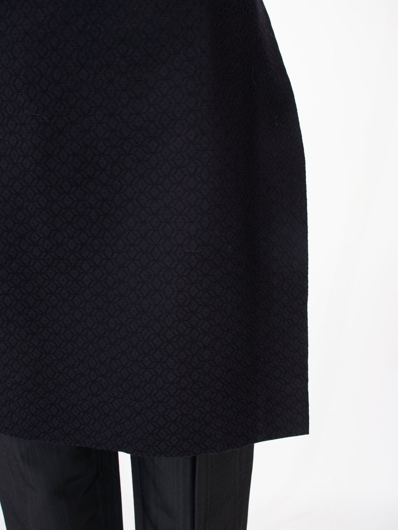 Dries Van Noten Moire & Jacquard Overlay Trousers