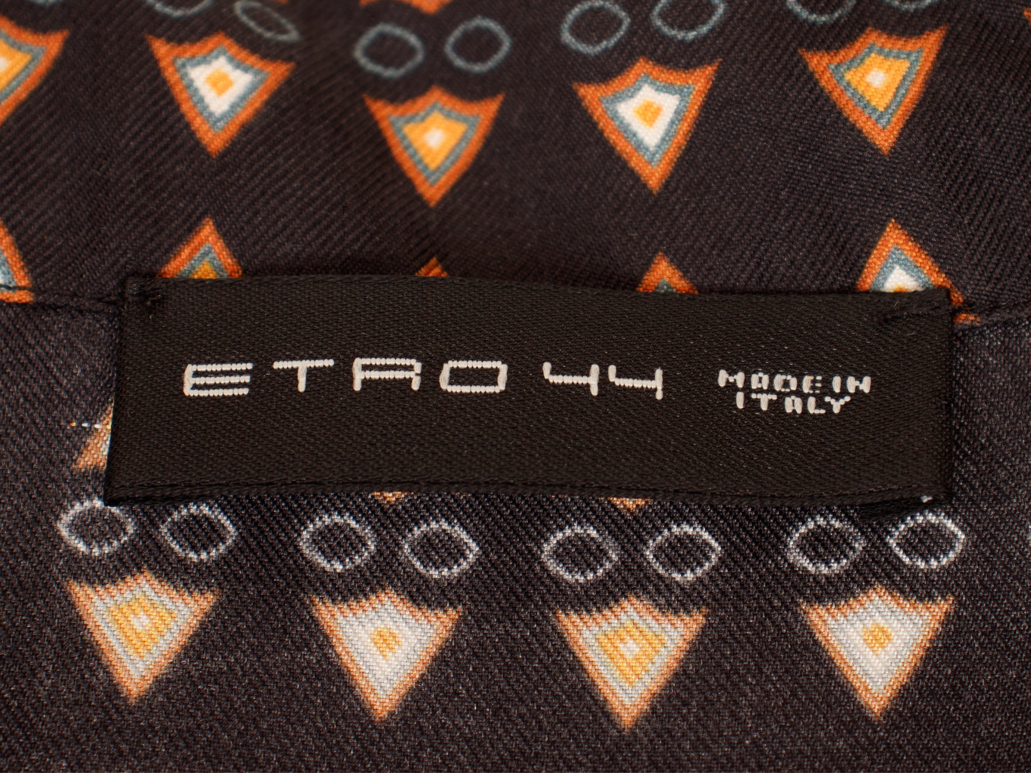 Etro Silk Geometric Print Shirt