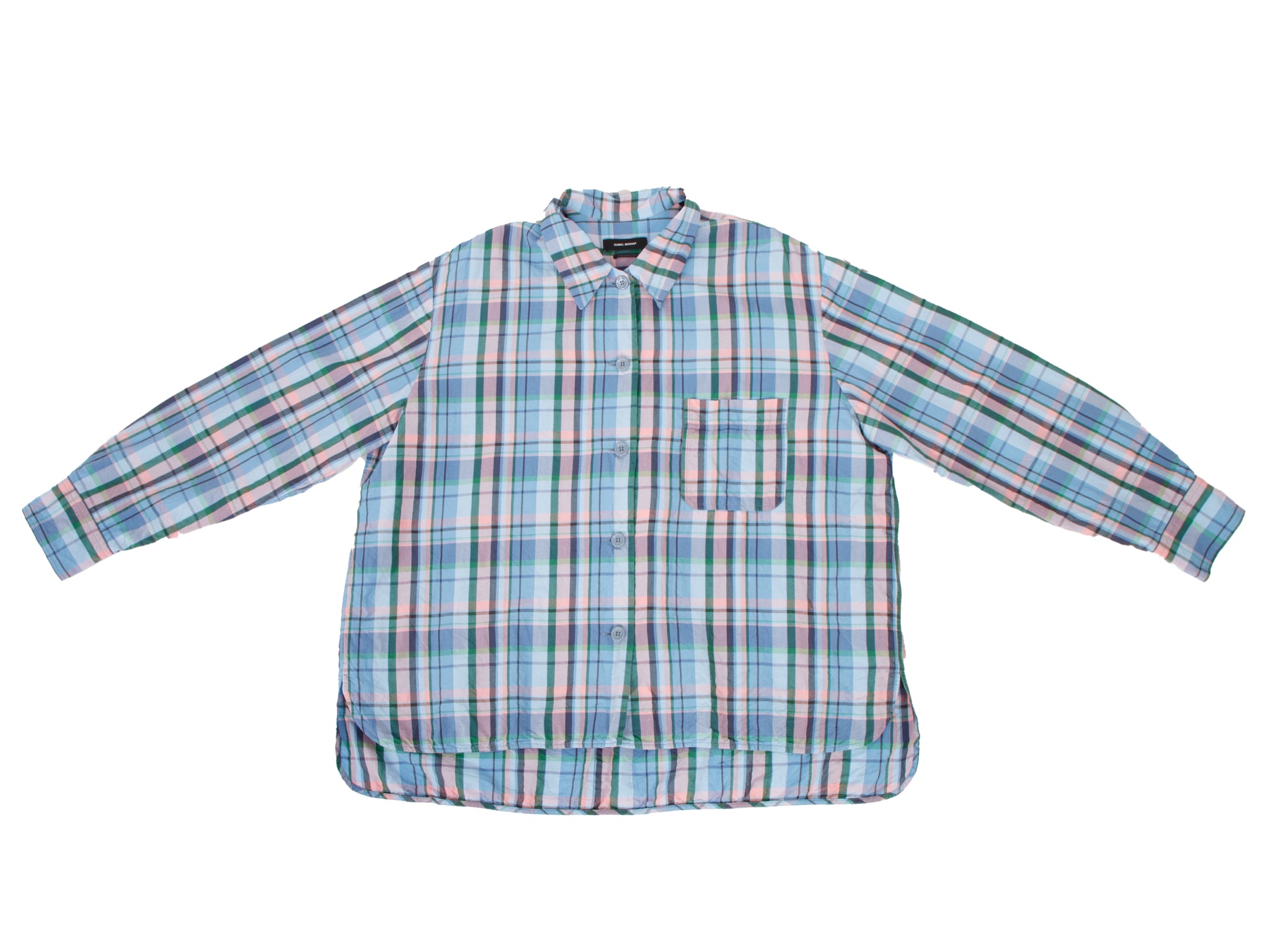 Isabel Marant Pastel Plaid Shirt