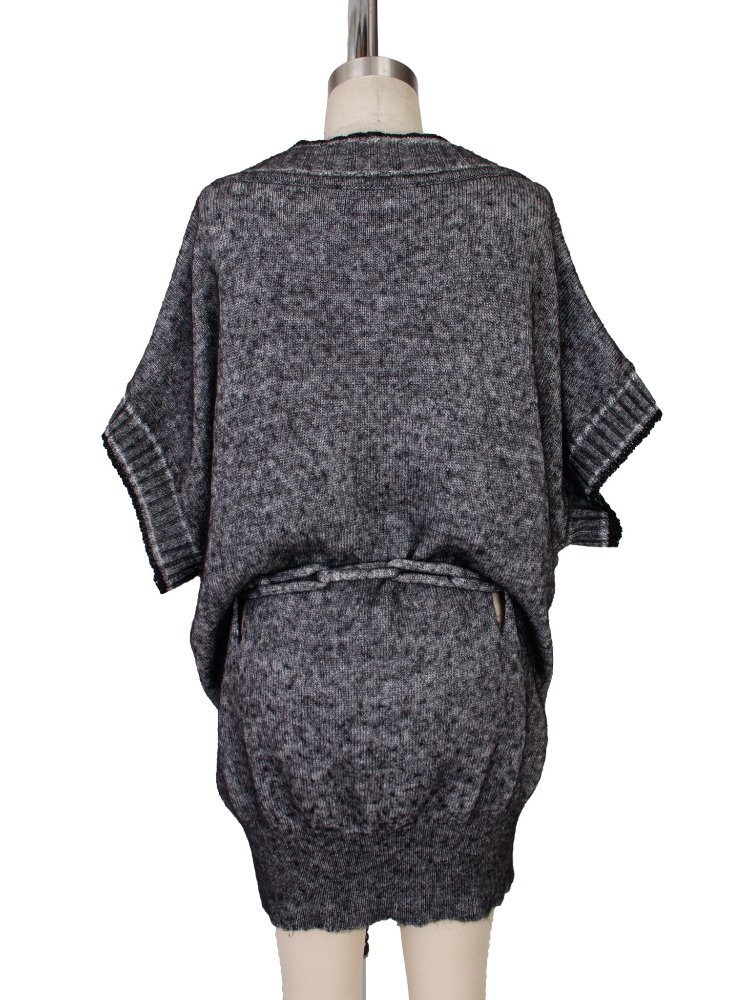 CLASS Roberto Cavalli Mohair-Blend Knit Chain Belt Cardigan