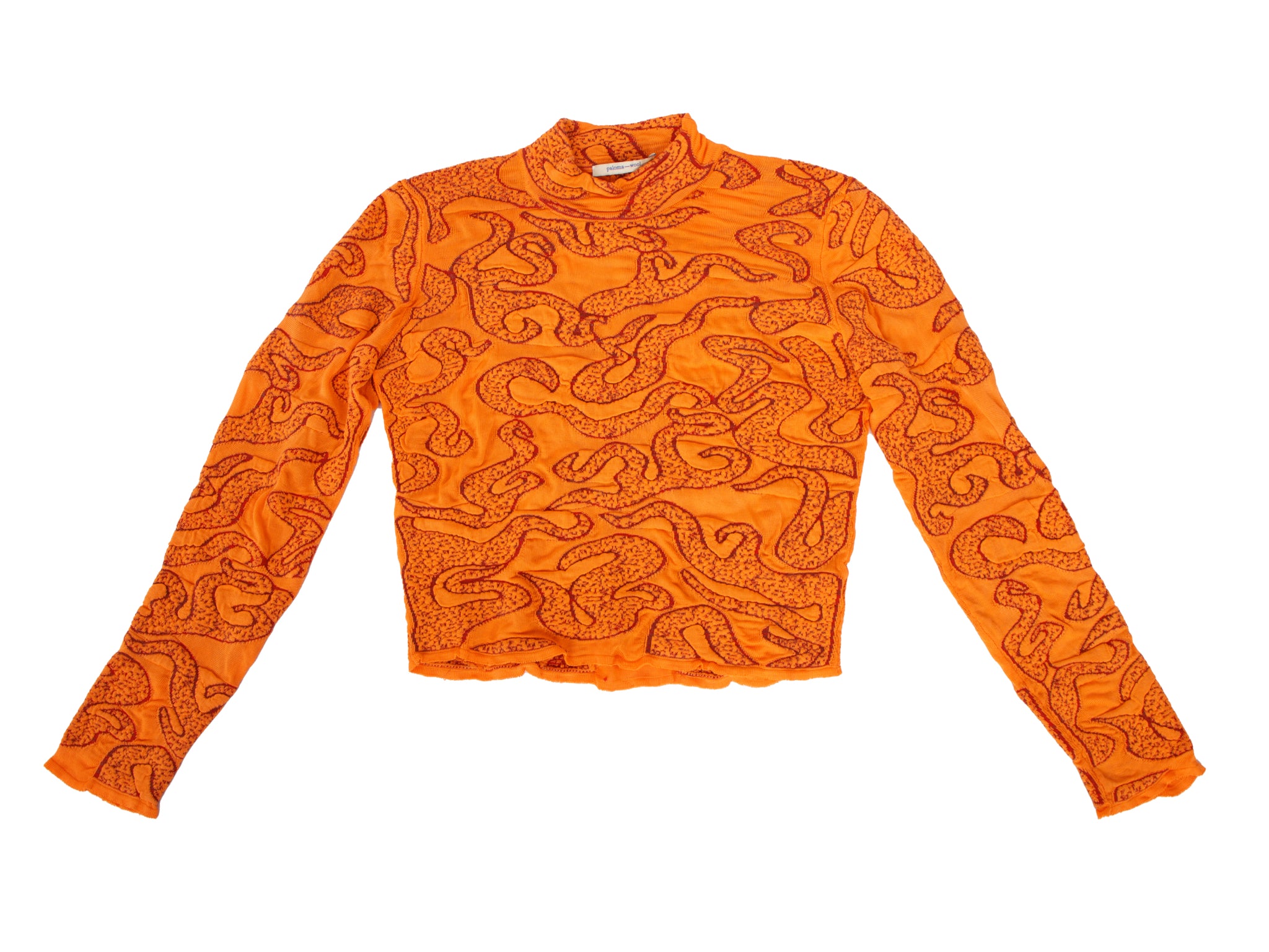 Paloma Pico Wool Jacquard Top