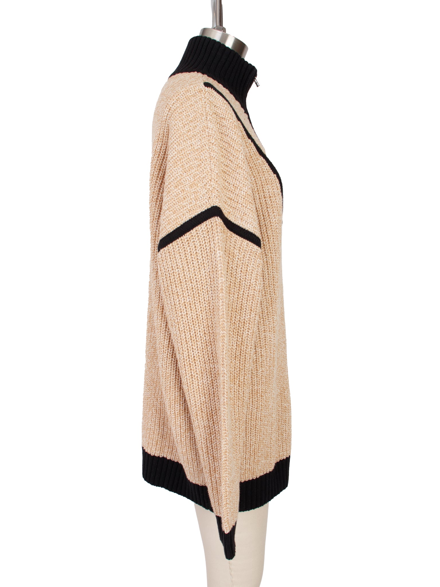 Staud Color Block Striped Sweater