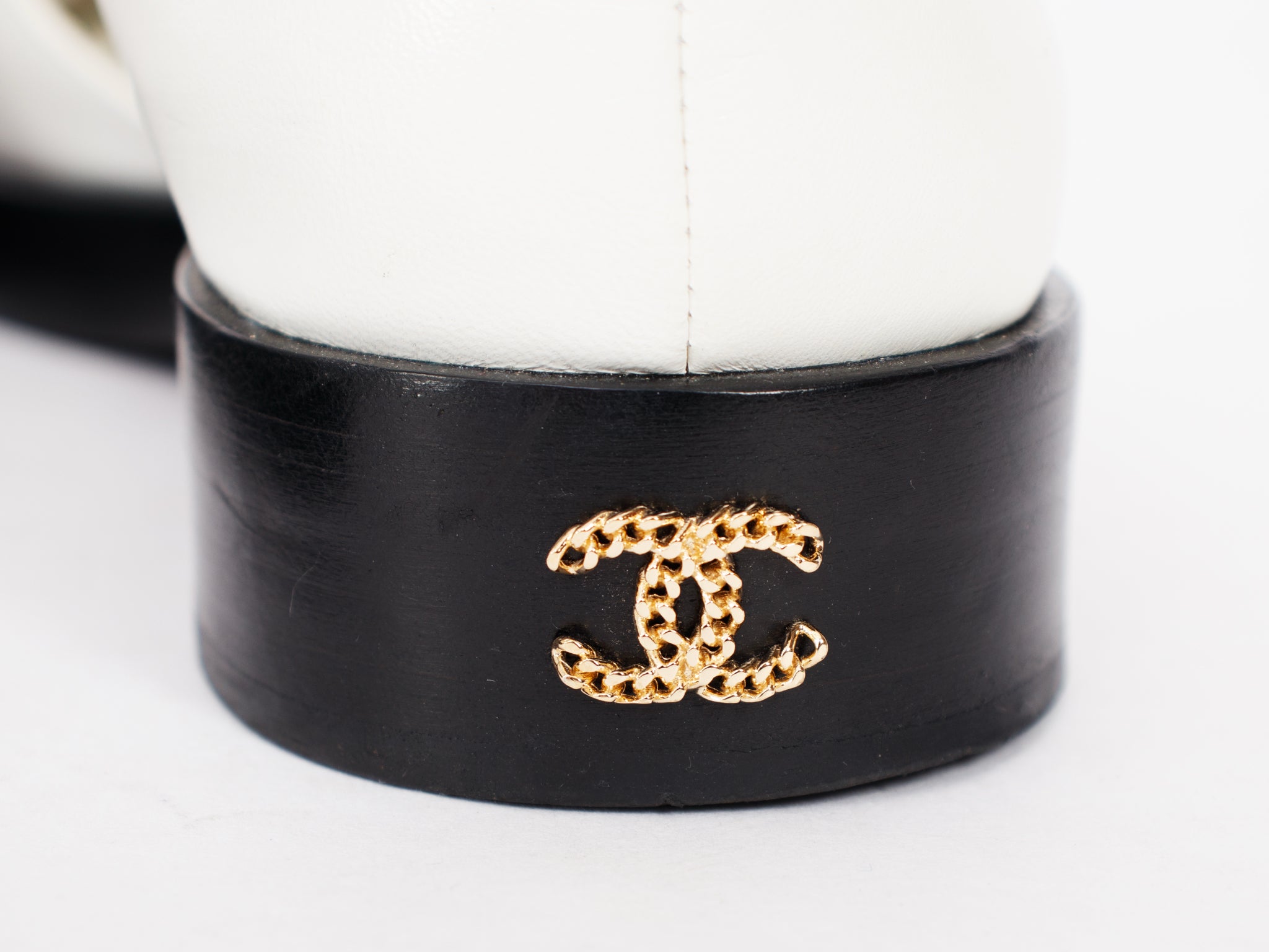 Chanel Interlocking CC Cap Toe Mary Janes