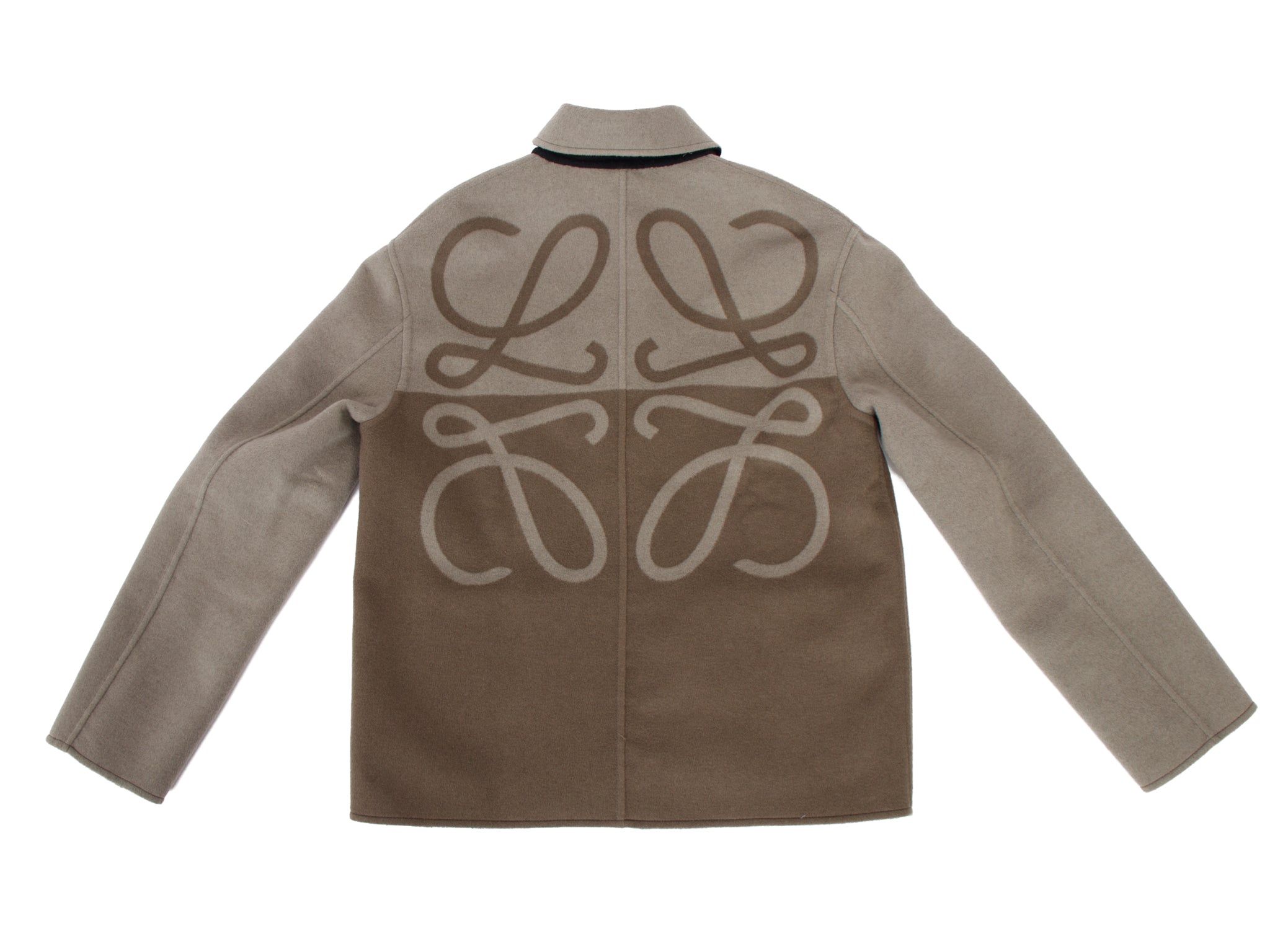 Loewe Wool Cashmere Reversible Anagram Fleece Jacket