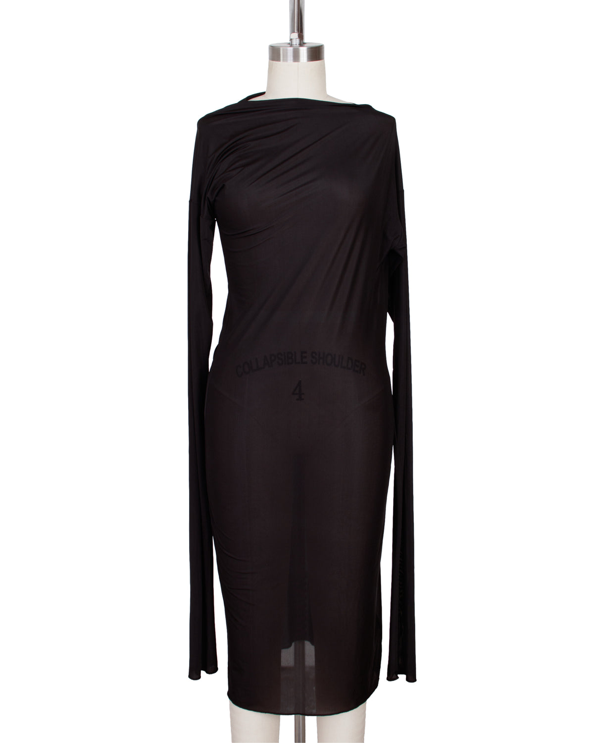 Dries Van Noten Jersey Asymmetrical Dress