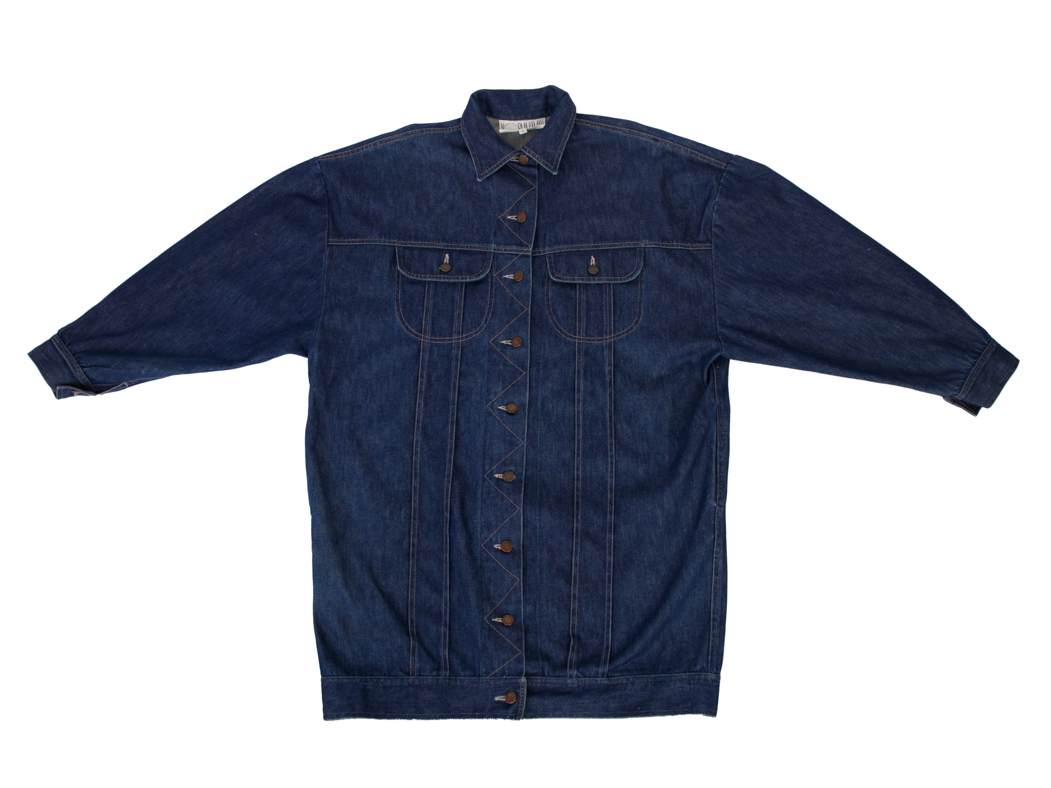 1980s Norma Kamali Denim Oversize Coat