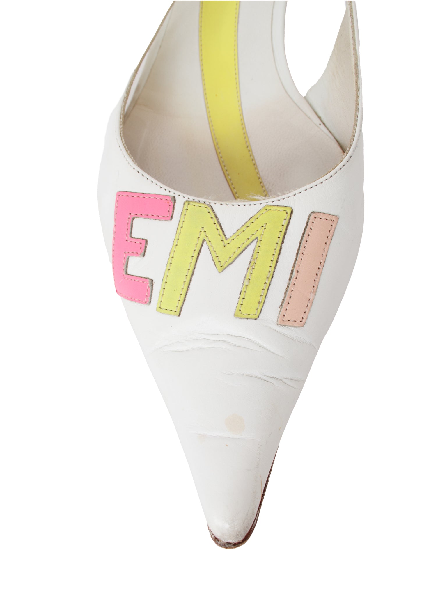Emilio Pucci Logo Kitten Heels