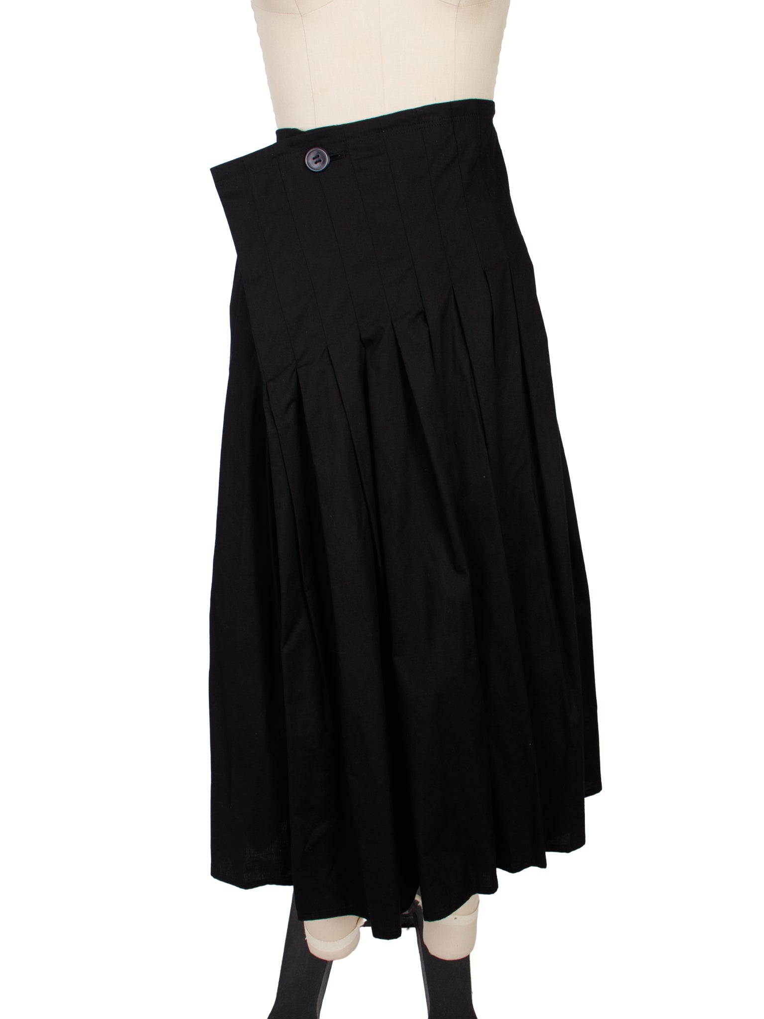 AW 2016 Y's by Yohji Yamamoto Pleated Skirt