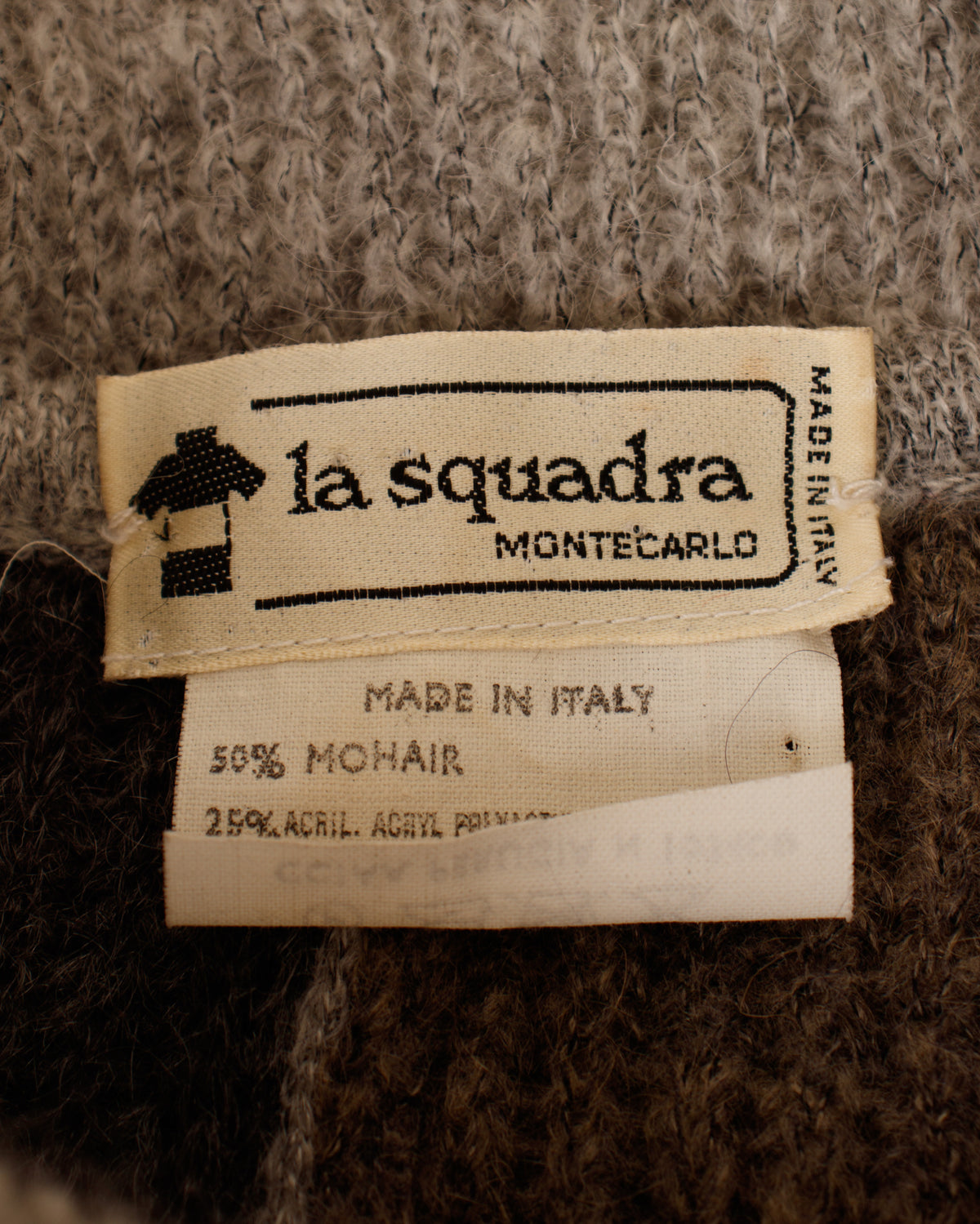 La Squadra Mohair Blend Sweater Dress