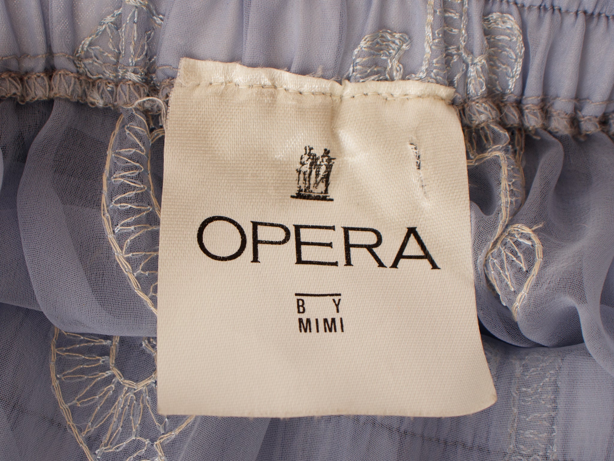 Opera by Mimi Chiffon Embroidered Skirt