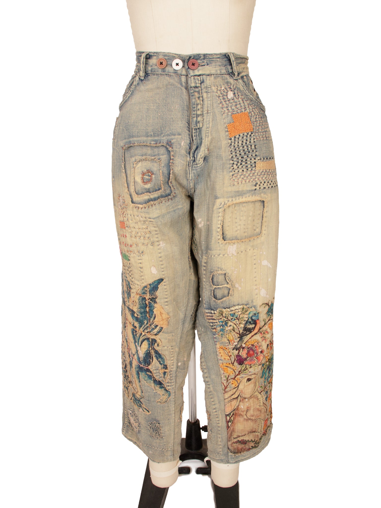 Magnolia Pearl Love Supply Patchwork Jeans