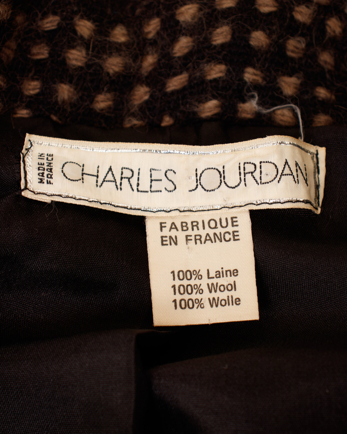 Charles Jourdan Leather Trim Coat*