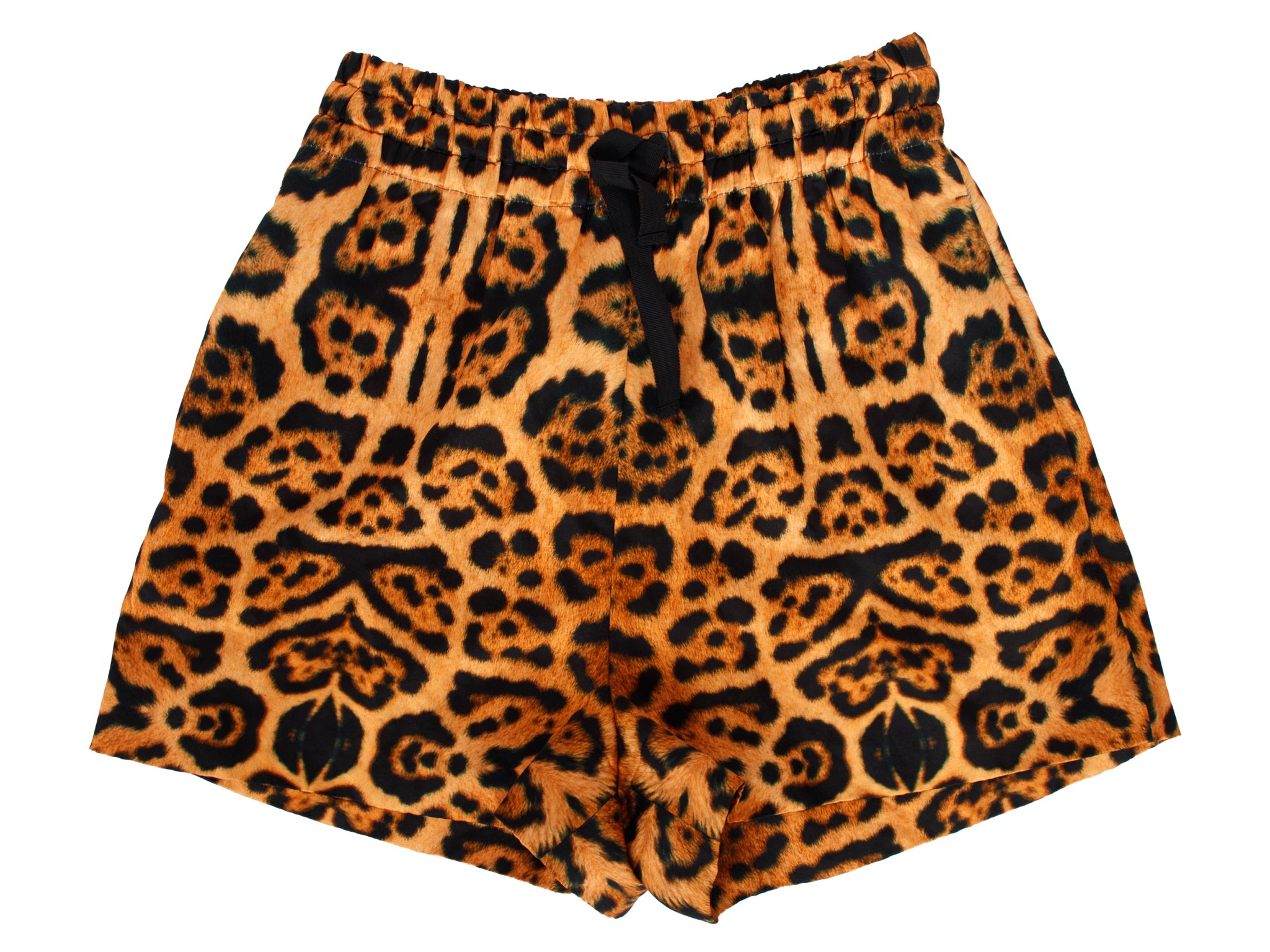 Dries Van Noten Leopard Print Shorts