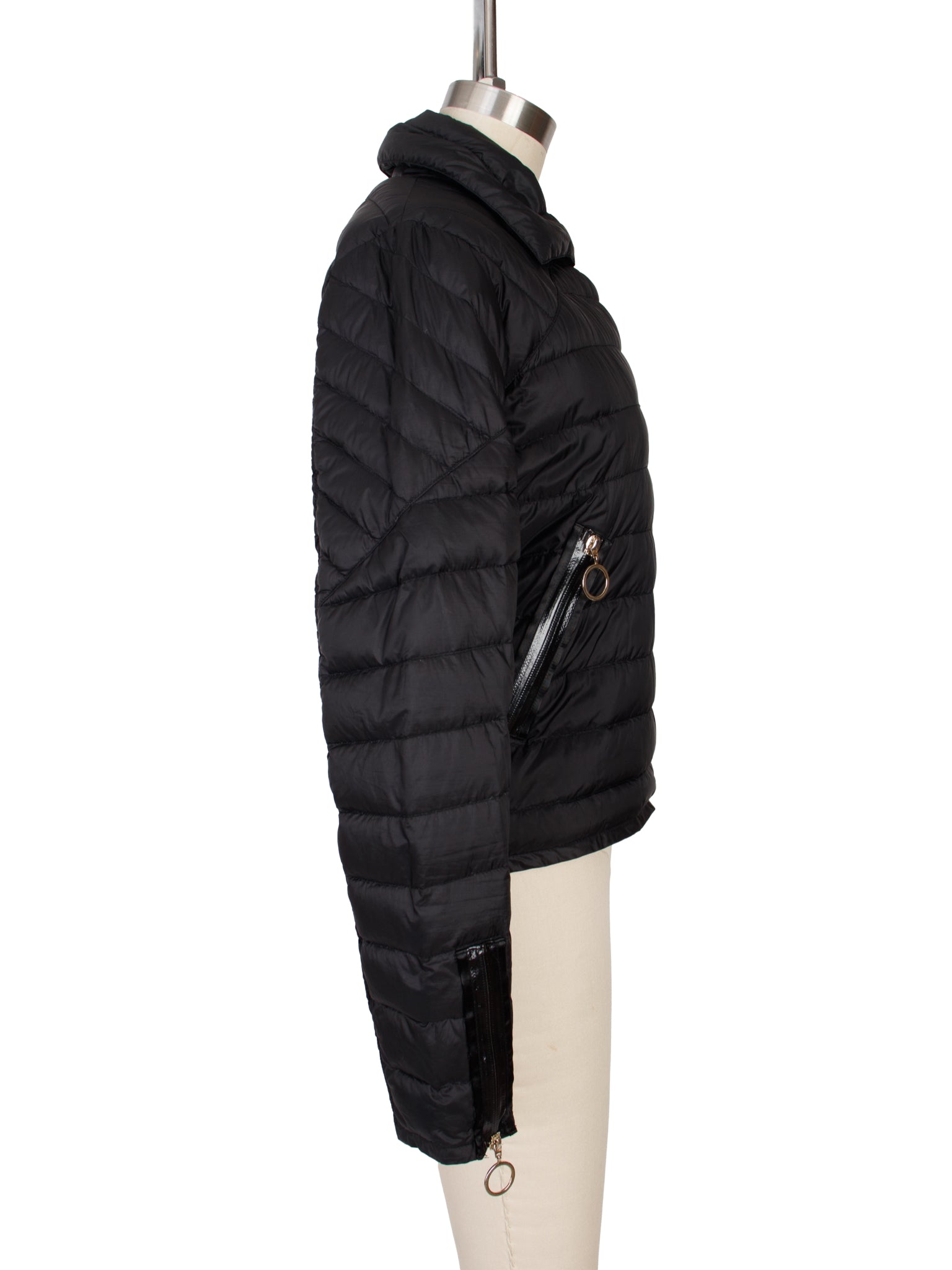 Just Cavalli Down Quilted Crop Jacket