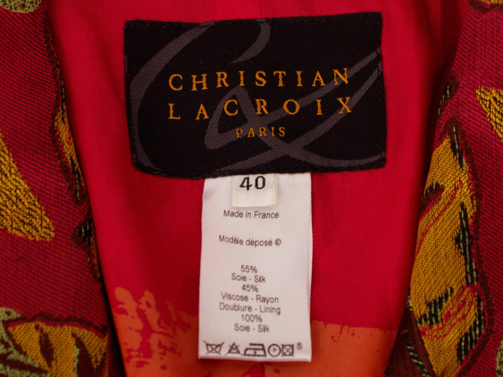 1990s Christian Lacroix Jacquard Blazer