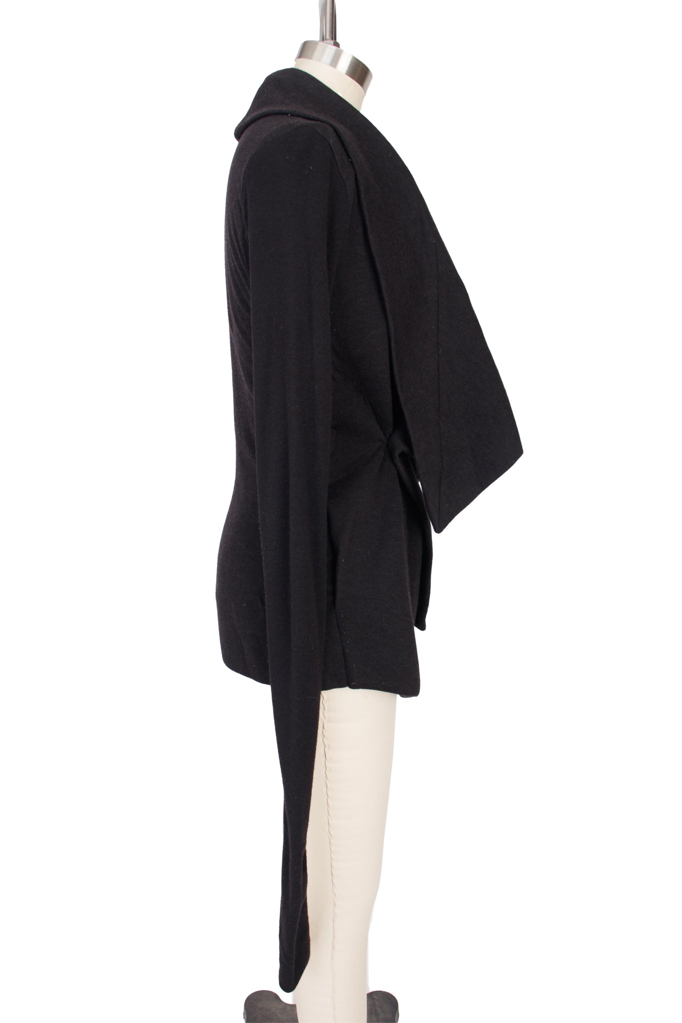 Rick Owens Lilies Draped Collar Jacket