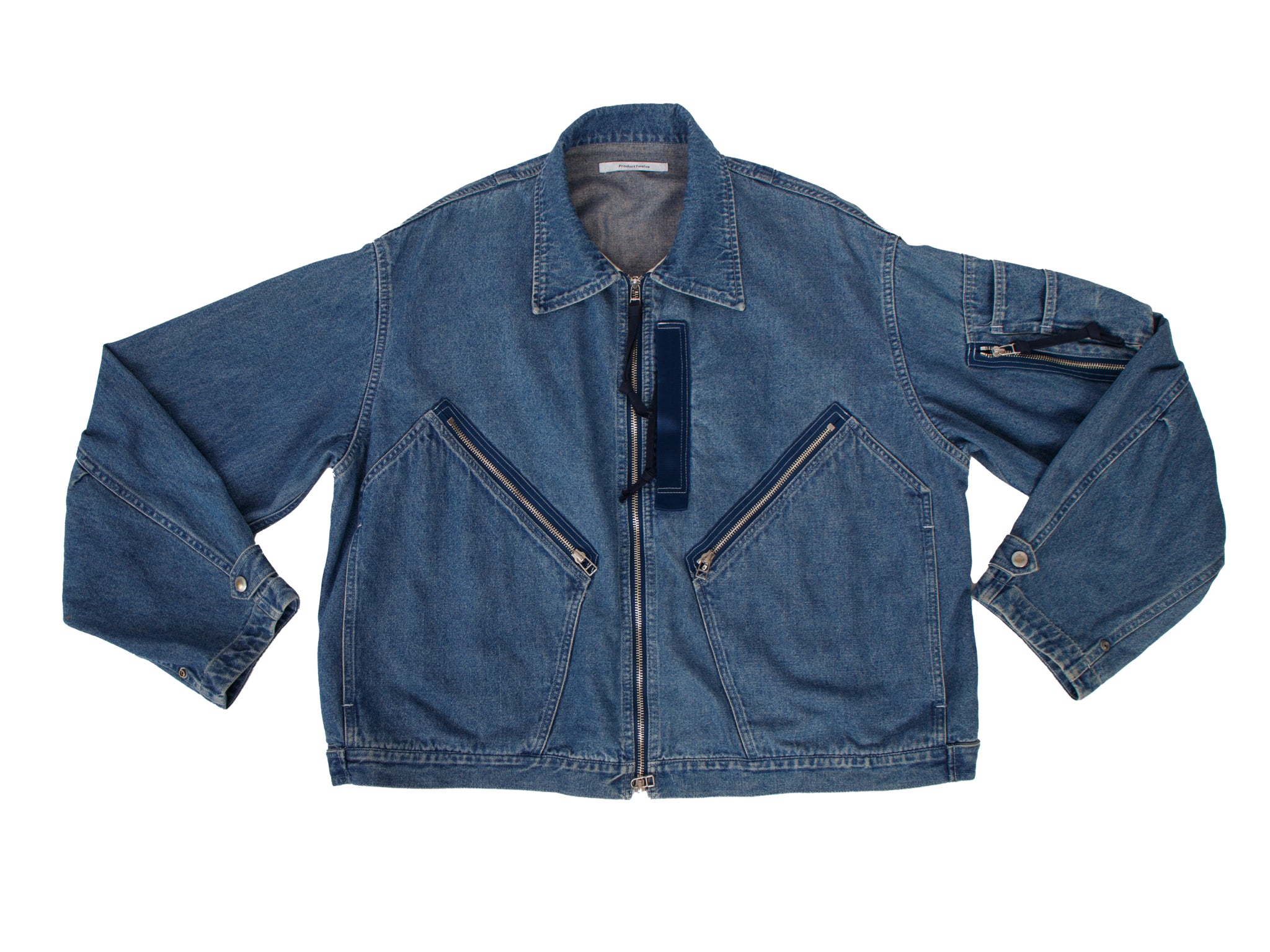 Product Twelve Denim Zip Jacket