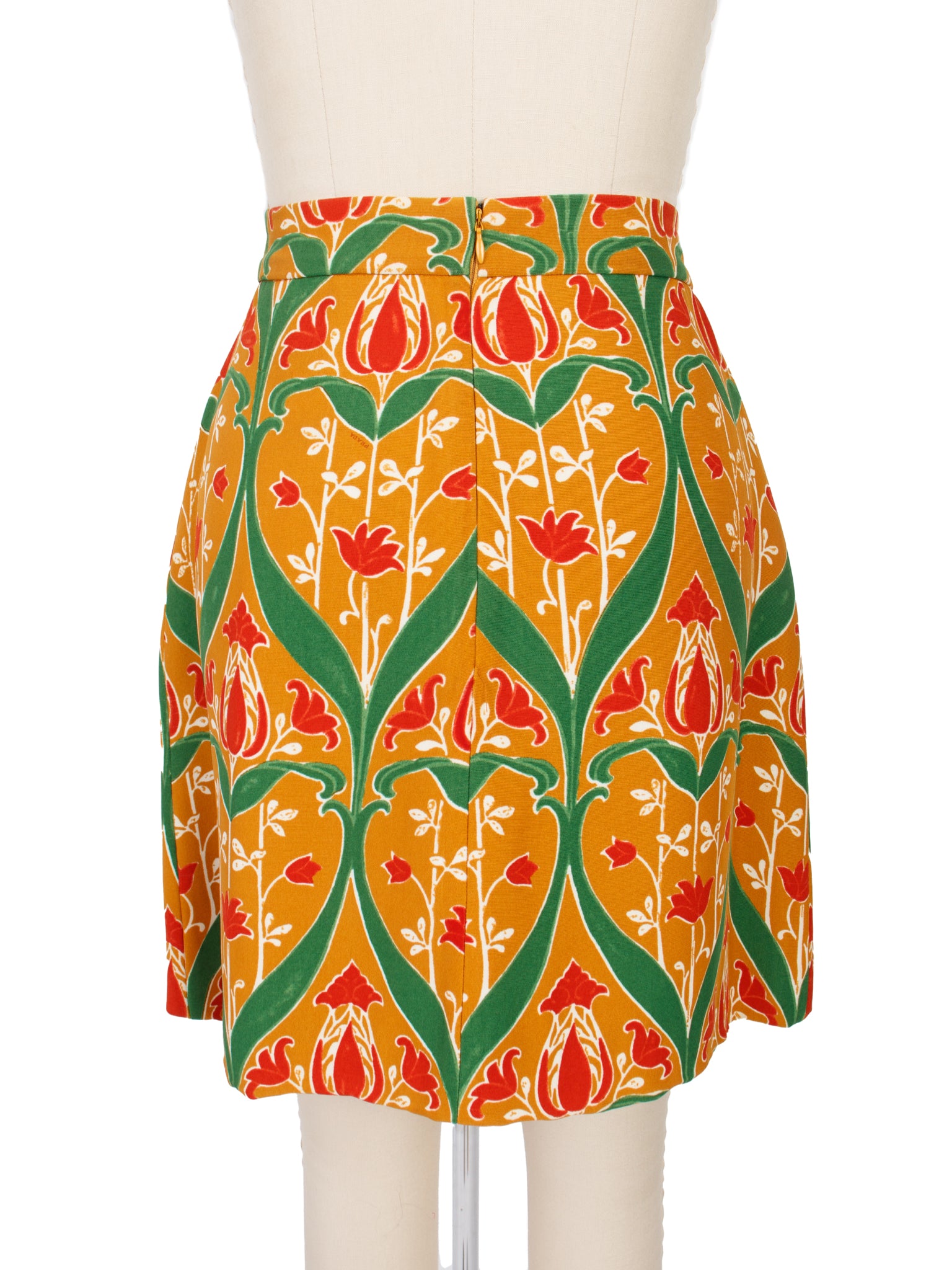 Resort 2010 Prada Runway Tulip Print Skirt