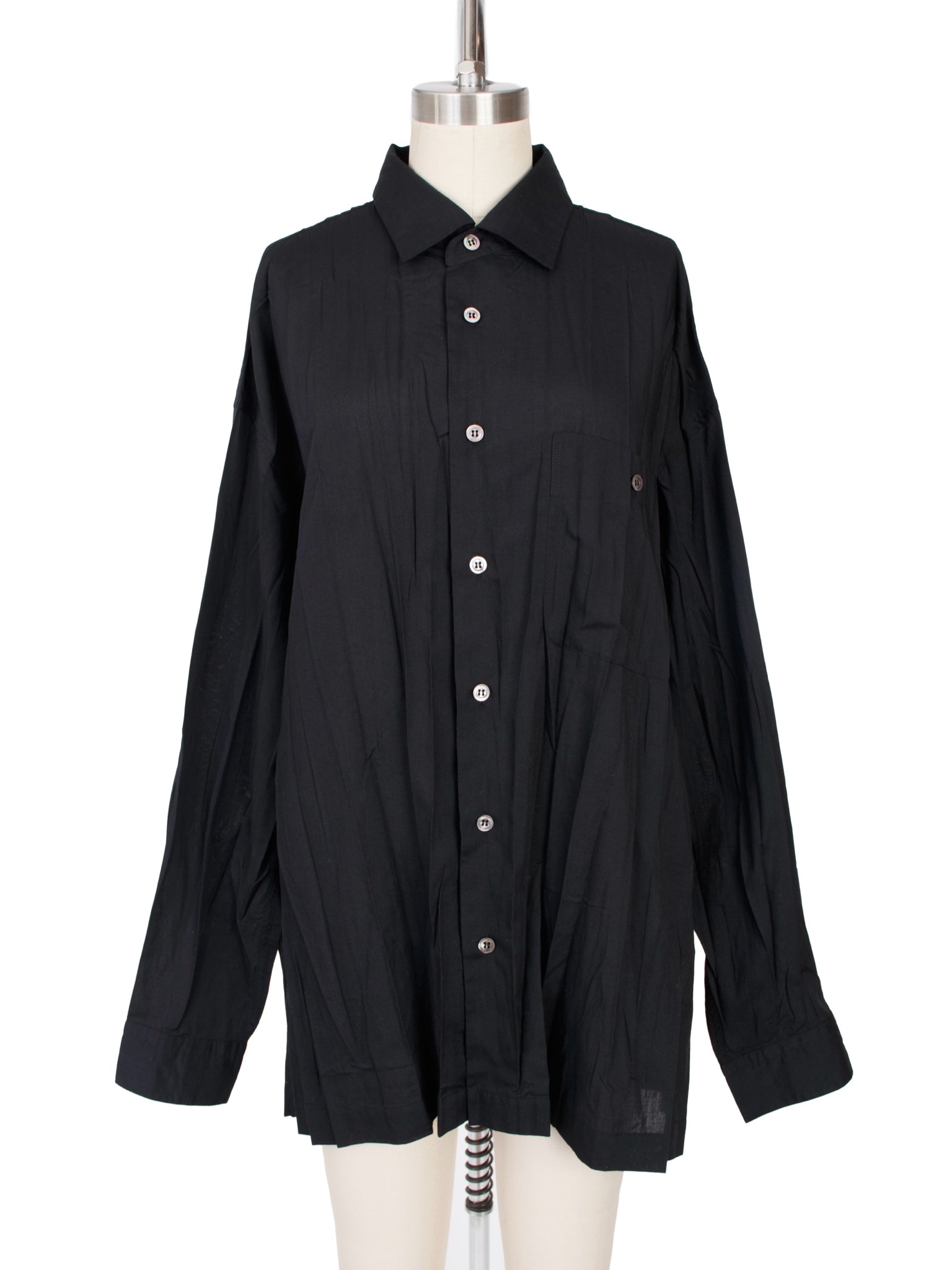 1990s Issey Miyake Men Plisse Shirt