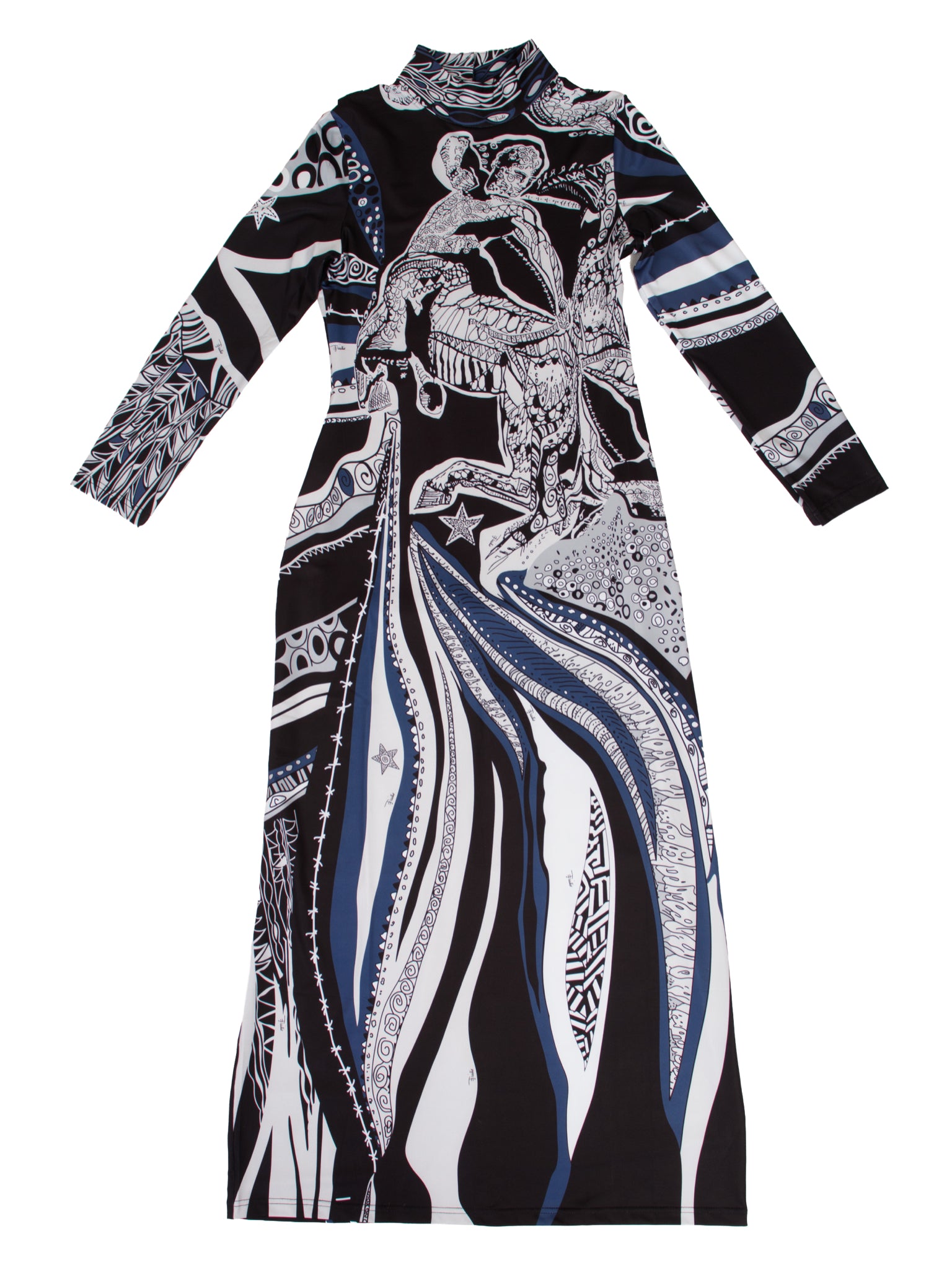 FW 2015 Emilio Pucci Runway Zodiac Print Dress