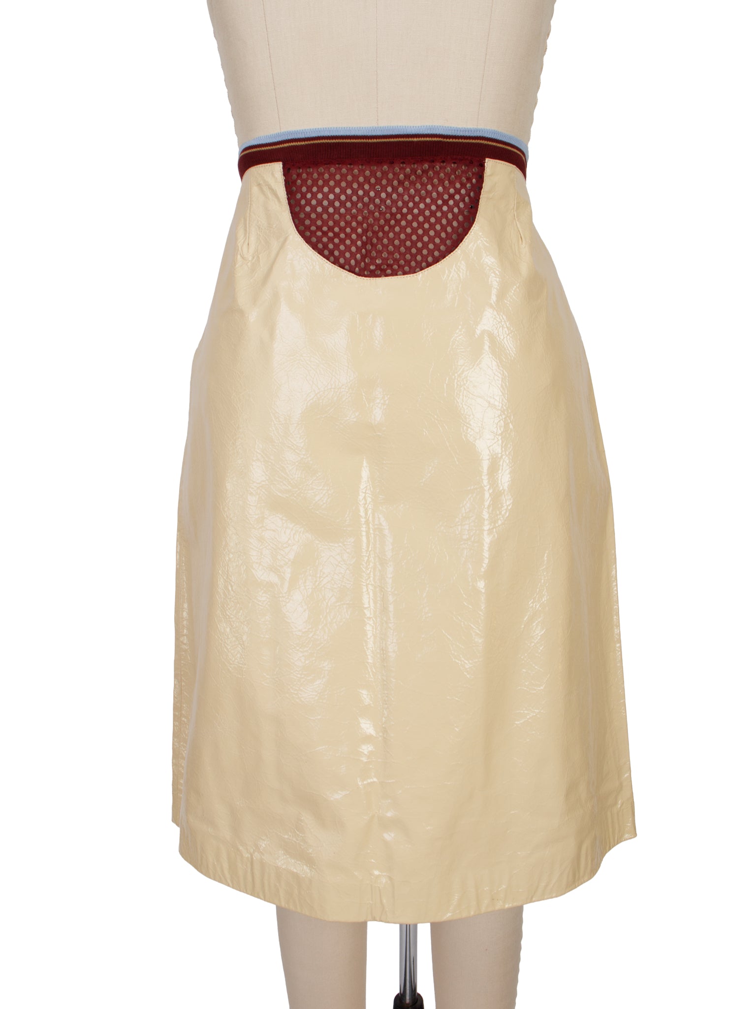 SS 2000 Miu Miu Patent Leather Skirt