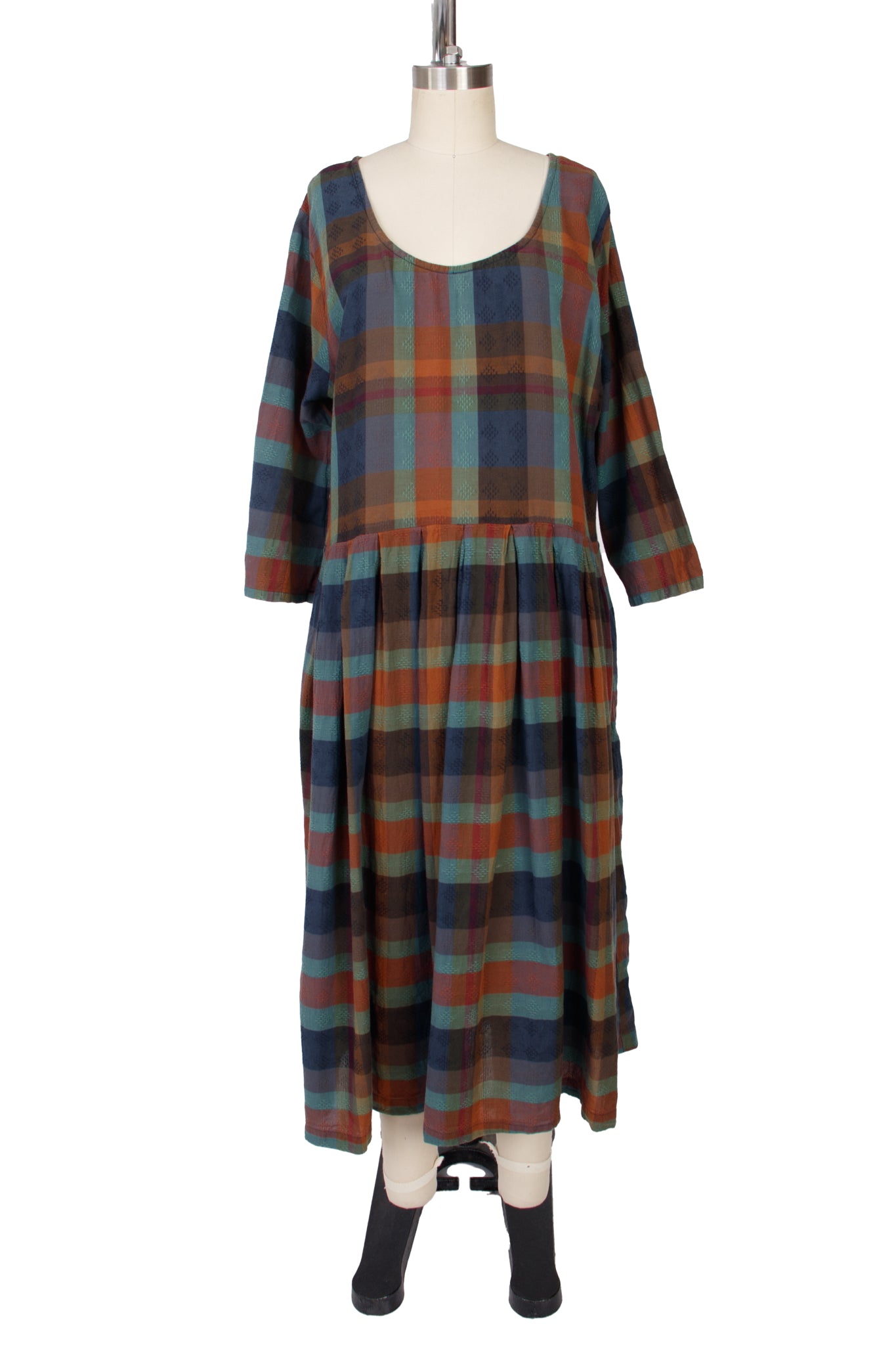 Ace & Jig Plaid Pleated Dress