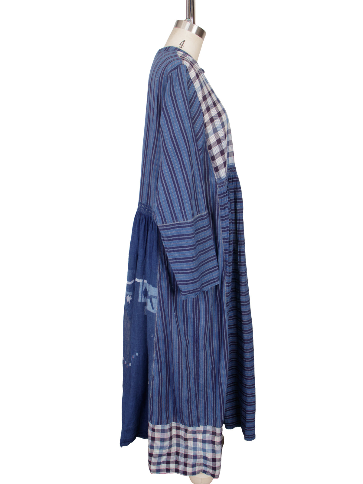 Injiri Neel 09 Indigo Patchwork Dress