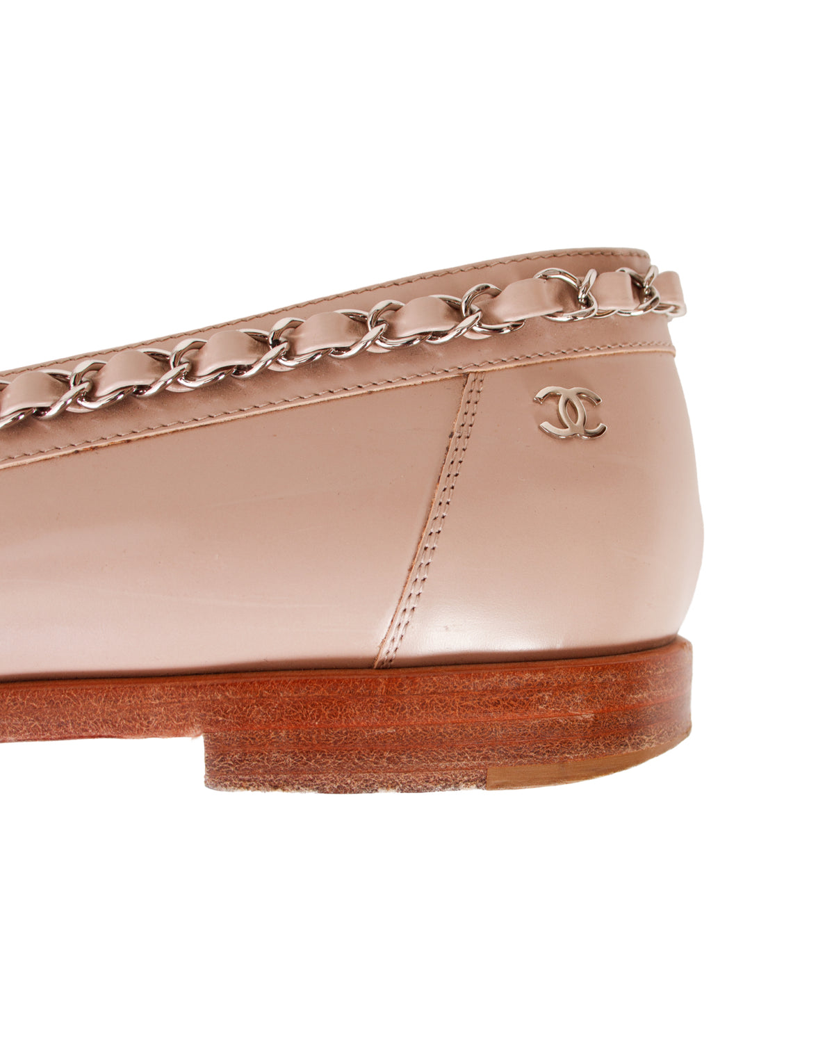 Chanel Interlocking CC Chain Loafers*